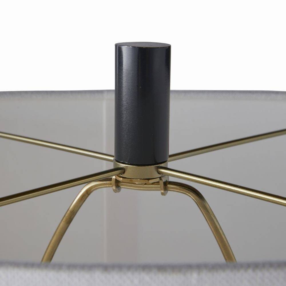 Arteriors - PTI13-943 - One Light Table Lamp - Darth - Bronze/White/White