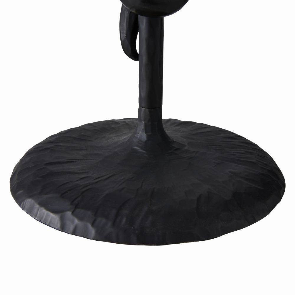 Arteriors - PTI14-SH042 - One Light Table Lamp - Dutton - Blackened Iron/White/White