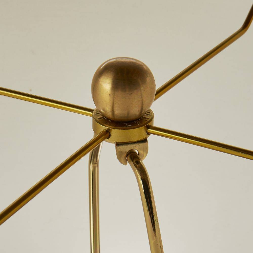 Arteriors - PTS13-SH037 - One Light Table Lamp - Destin - Moon Storm/Antique Brass/Off-White/Off-White