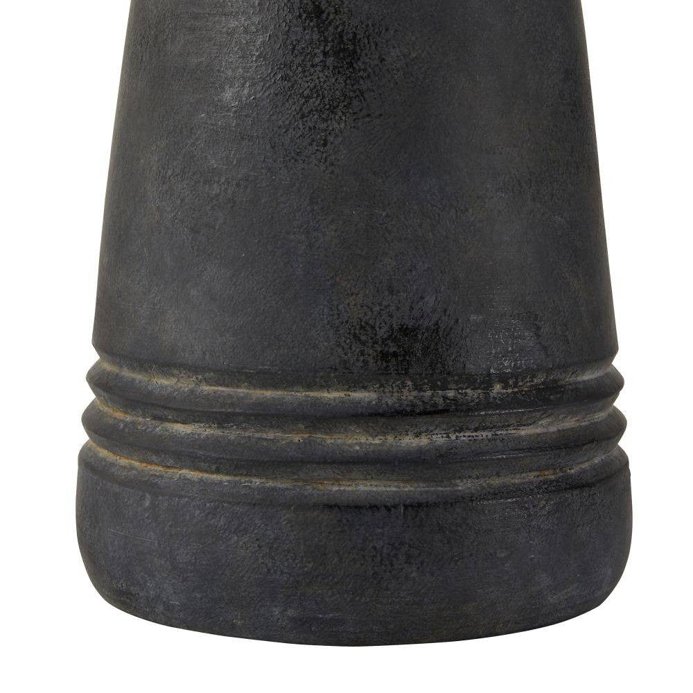 Arteriors - PTS16-829 - One Light Table Lamp - Django - Matte Charcoal/Antique Brass/Off-White/Off-White