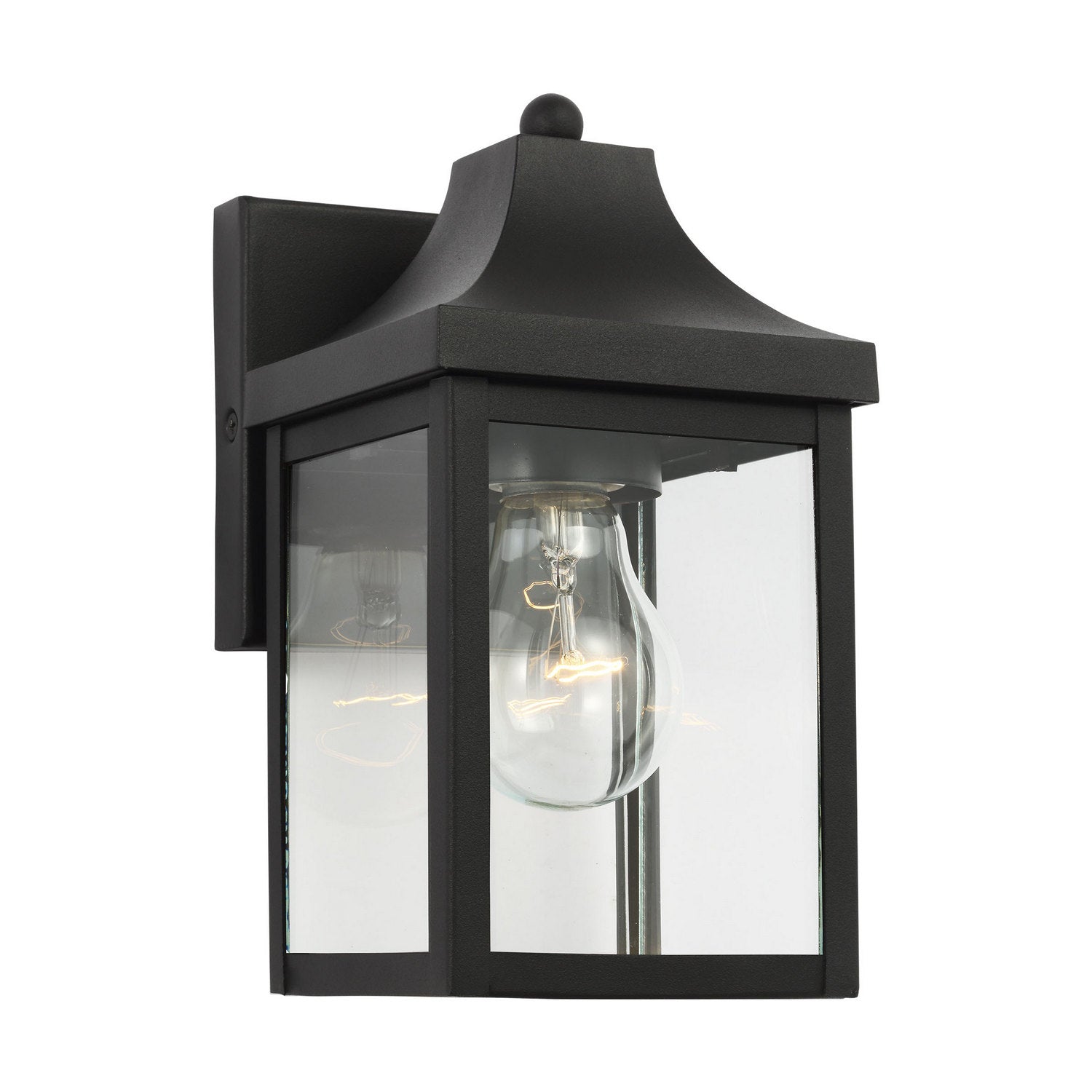 Generation Lighting - GLO1001EN3/TXB - One Light Lantern - Saybrook - Textured Black