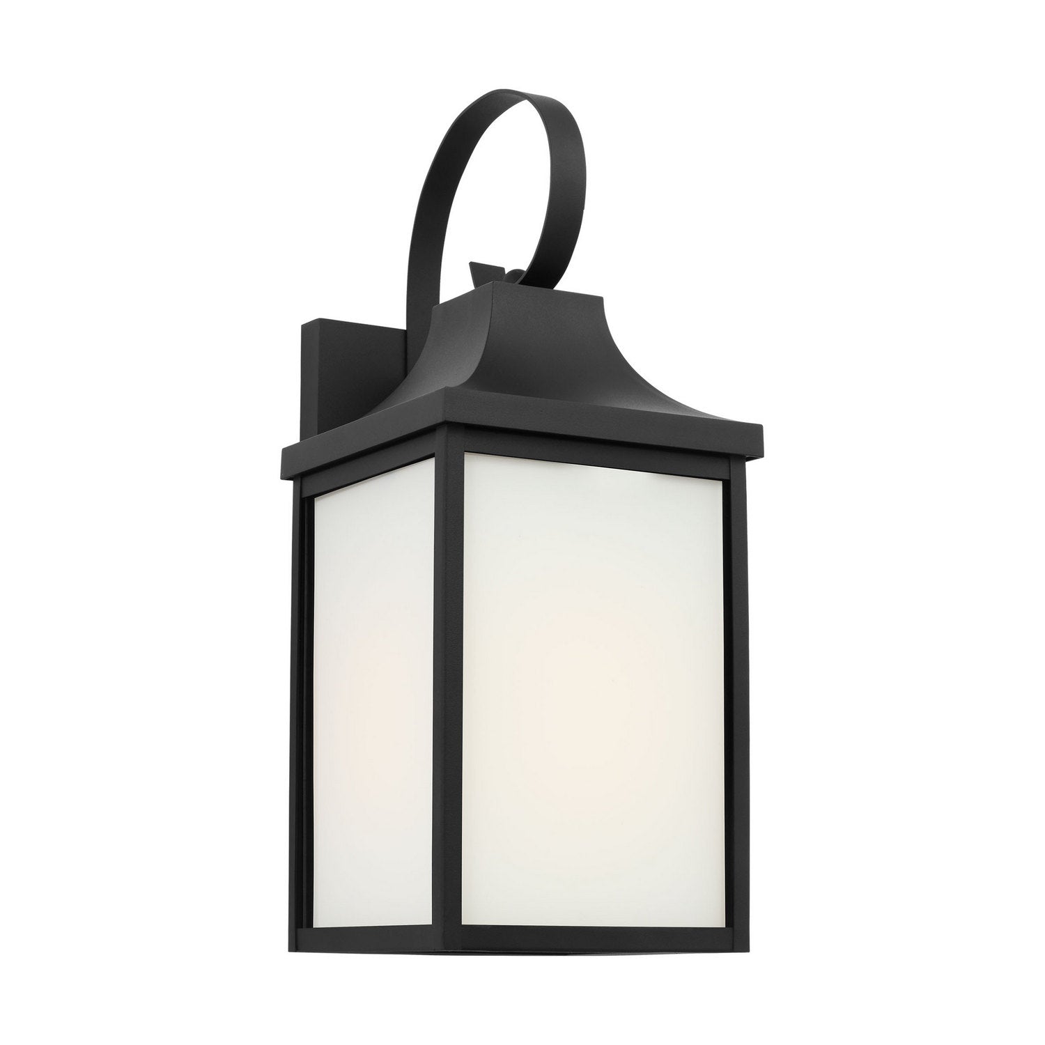 Generation Lighting - GLO1021EN3/TXB - One Light Lantern - Saybrook - Textured Black