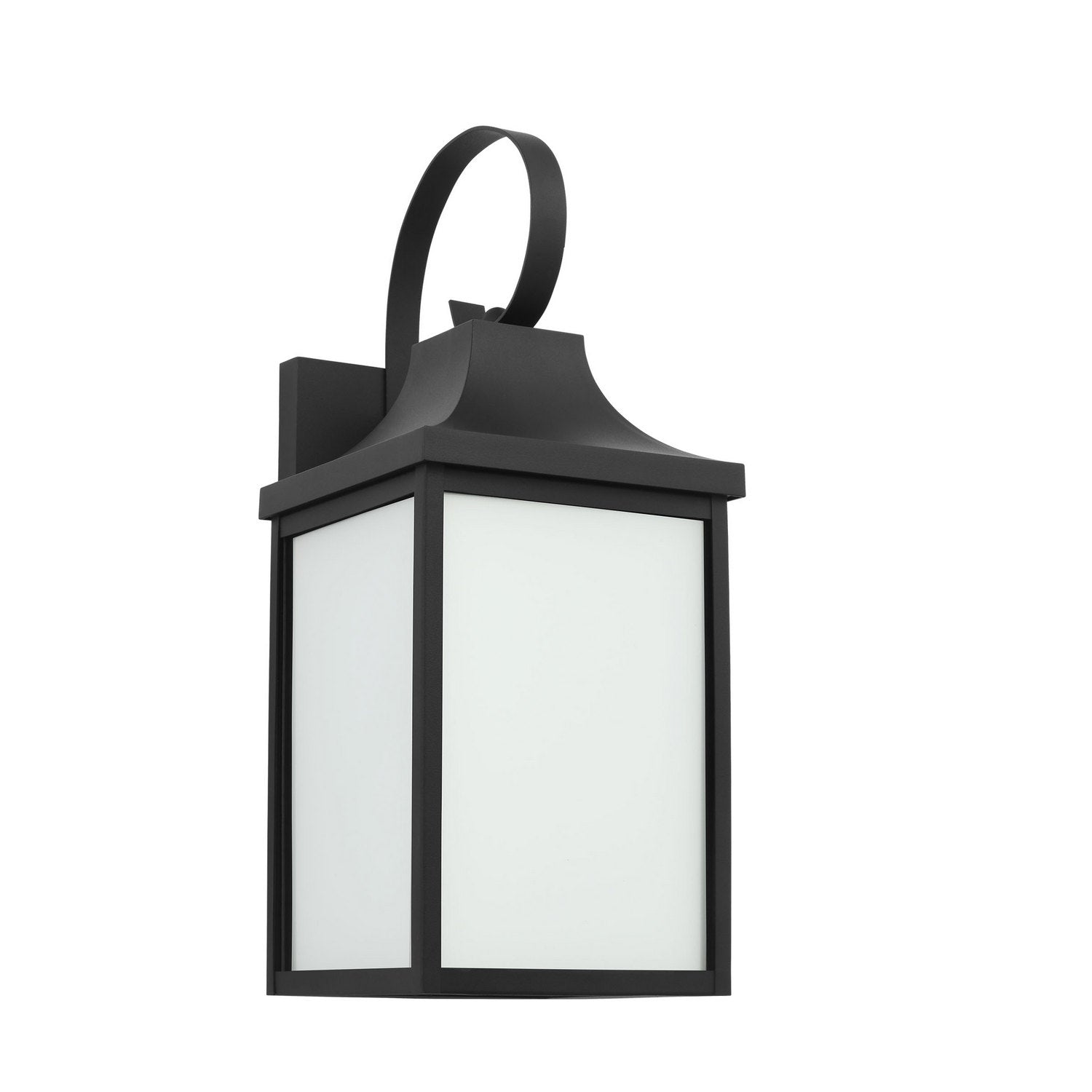 Generation Lighting - GLO1021EN3/TXB - One Light Lantern - Saybrook - Textured Black