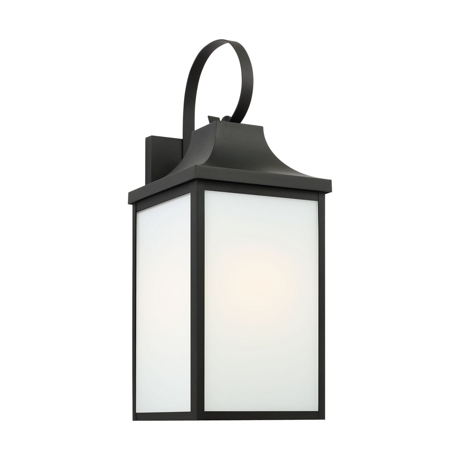 Generation Lighting - GLO1031EN3/TXB - One Light Lantern - Saybrook - Textured Black