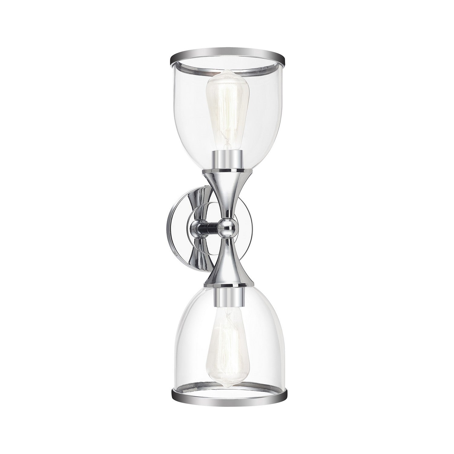 Livex Lighting - 14132-05 - Two Light Vanity Sconce - Ashridge - Polished Chrome