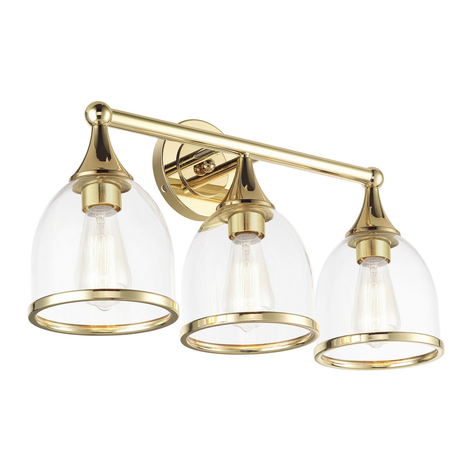 Livex Lighting - 14133-02 - Three Light Vanity Sconce - Ashridge - Polished Brass
