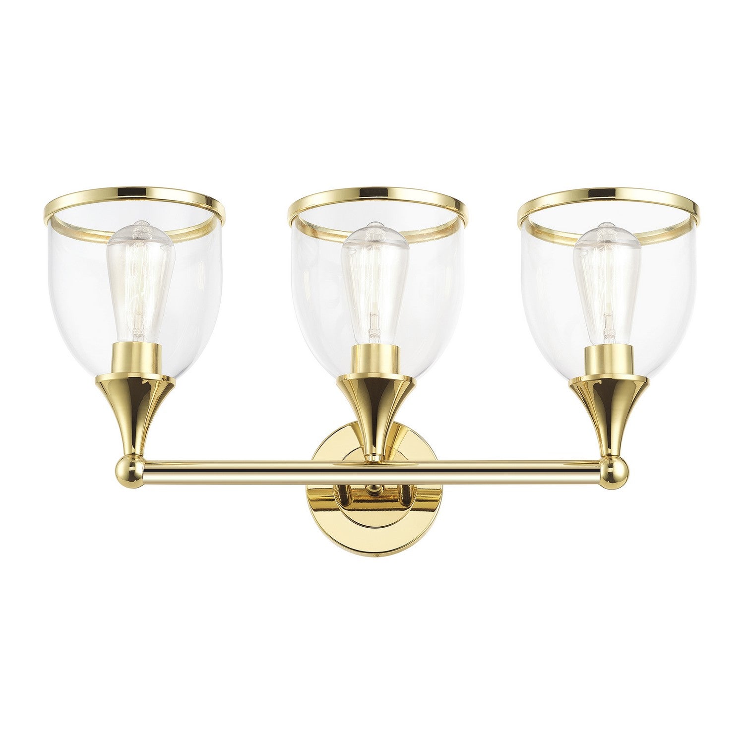 Livex Lighting - 14133-02 - Three Light Vanity Sconce - Ashridge - Polished Brass