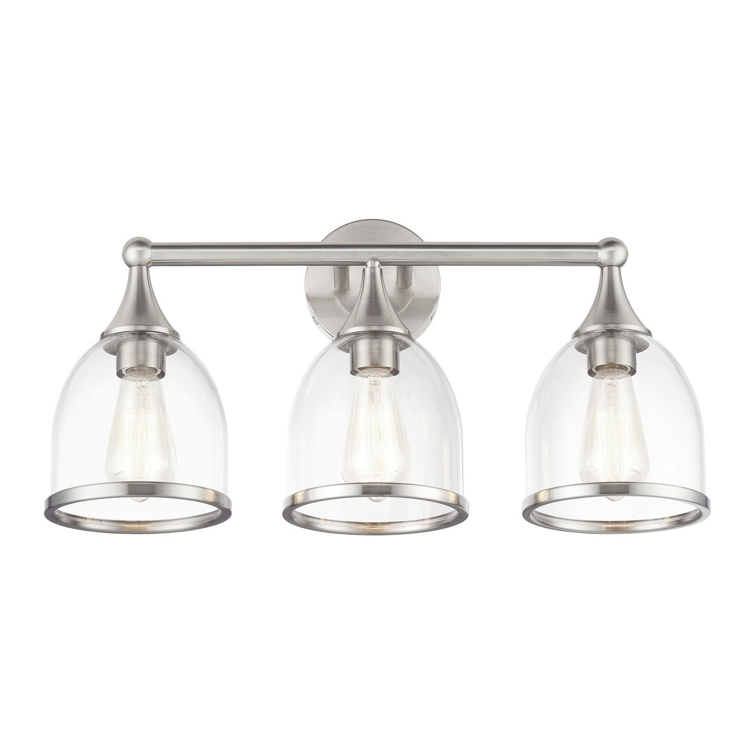 Livex Lighting - 14133-91 - Three Light Vanity Sconce - Ashridge - Brushed Nickel