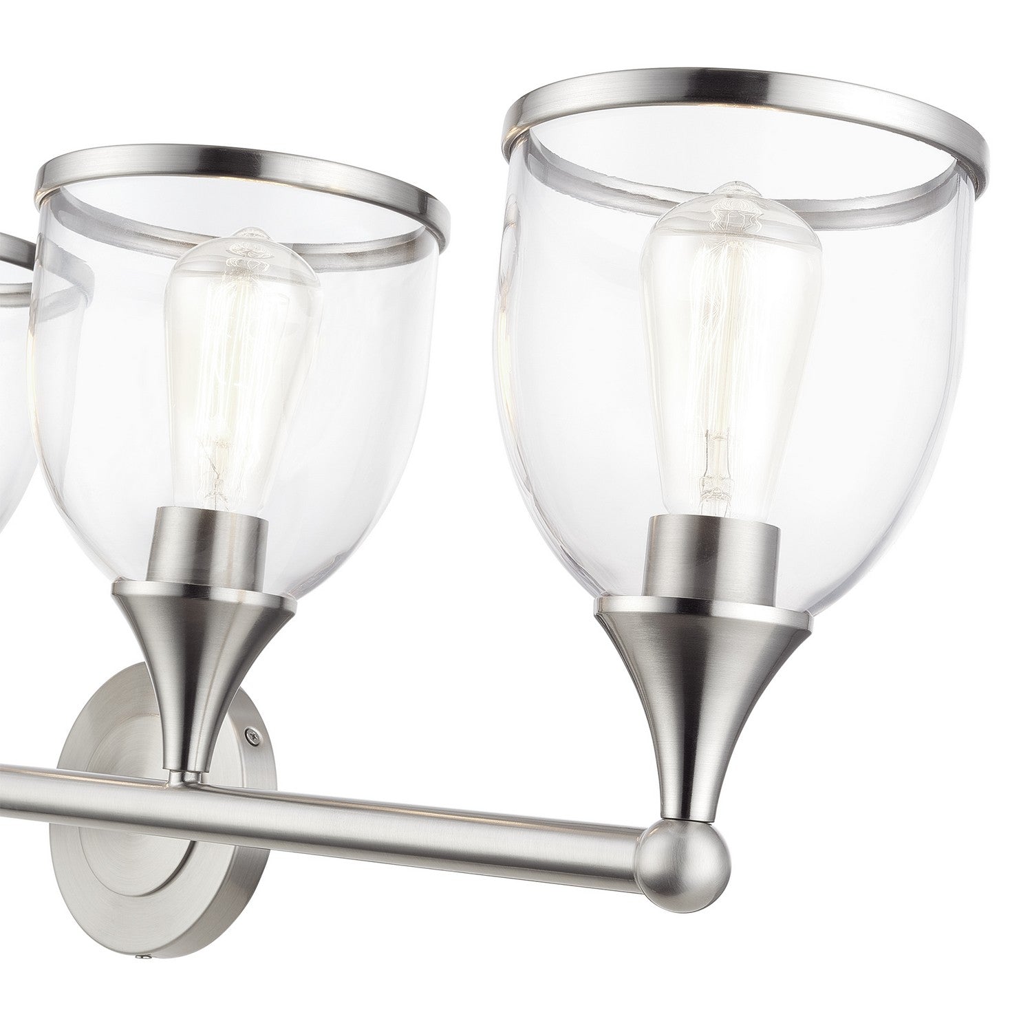 Livex Lighting - 14134-91 - Four Light Vanity Sconce - Ashridge - Brushed Nickel
