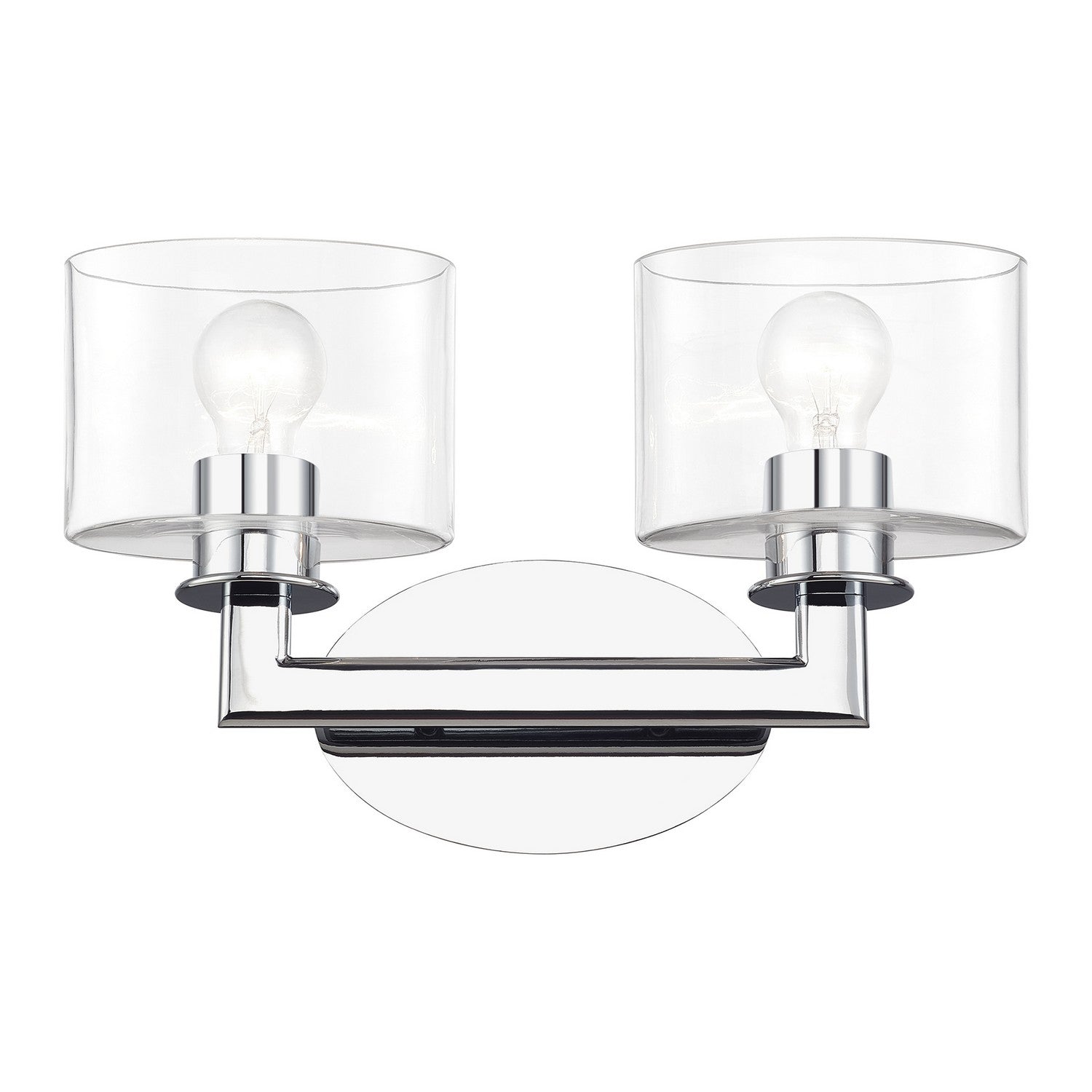 Livex Lighting - 17912-05 - Two Light Vanity Sconce - Bernardino - Polished Chrome