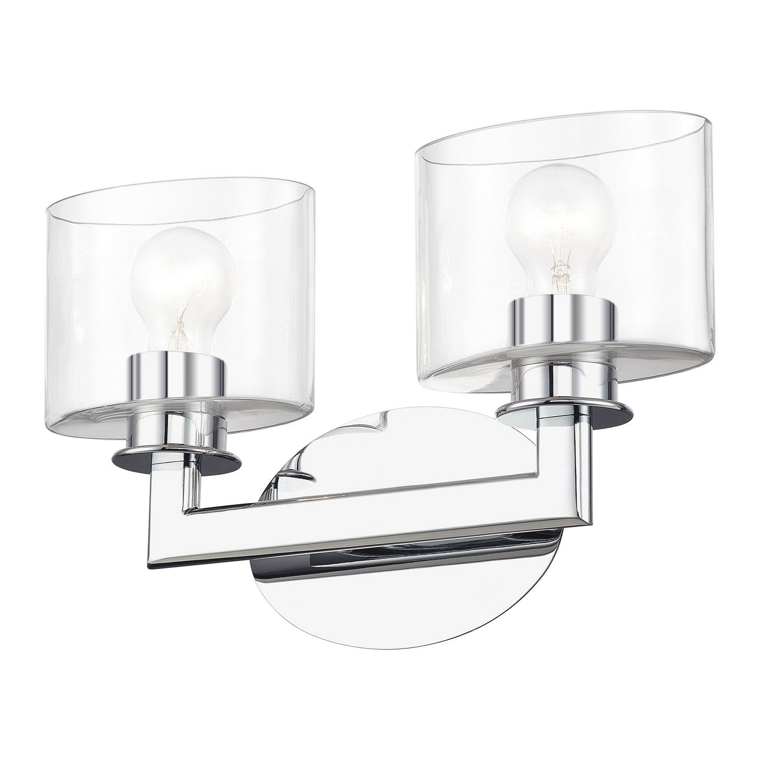 Livex Lighting - 17912-05 - Two Light Vanity Sconce - Bernardino - Polished Chrome