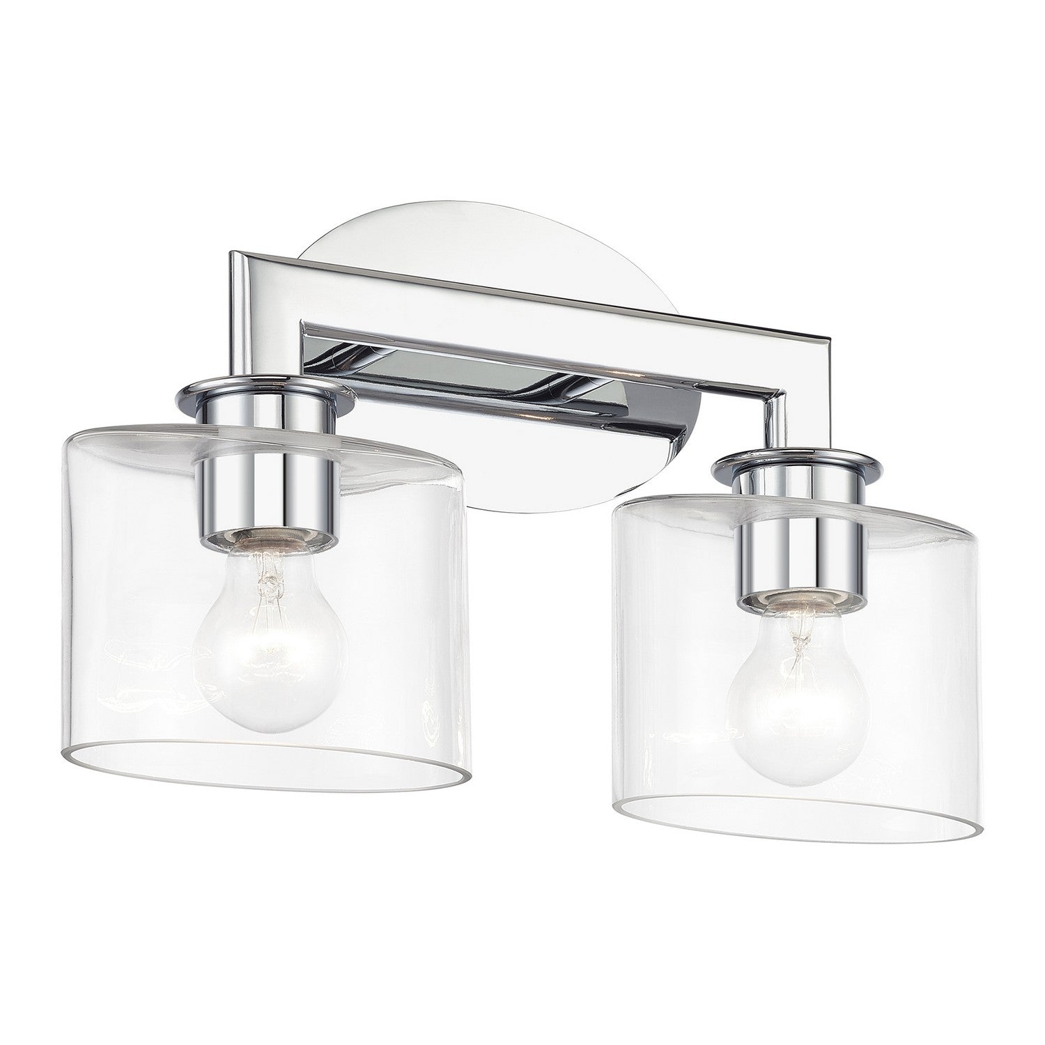 Livex Lighting - 17912-05 - Two Light Vanity Sconce - Bernardino - Polished Chrome