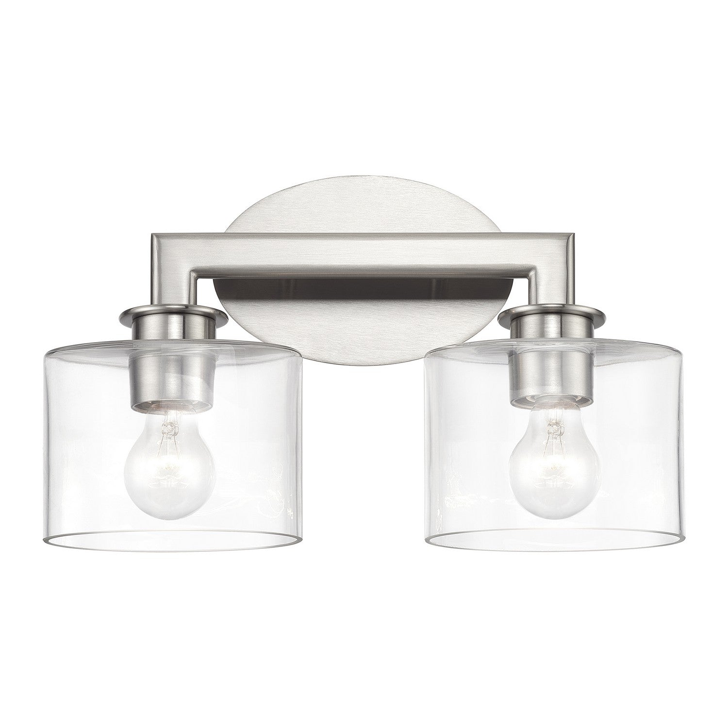 Livex Lighting - 17912-91 - Two Light Vanity Sconce - Bernardino - Brushed Nickel