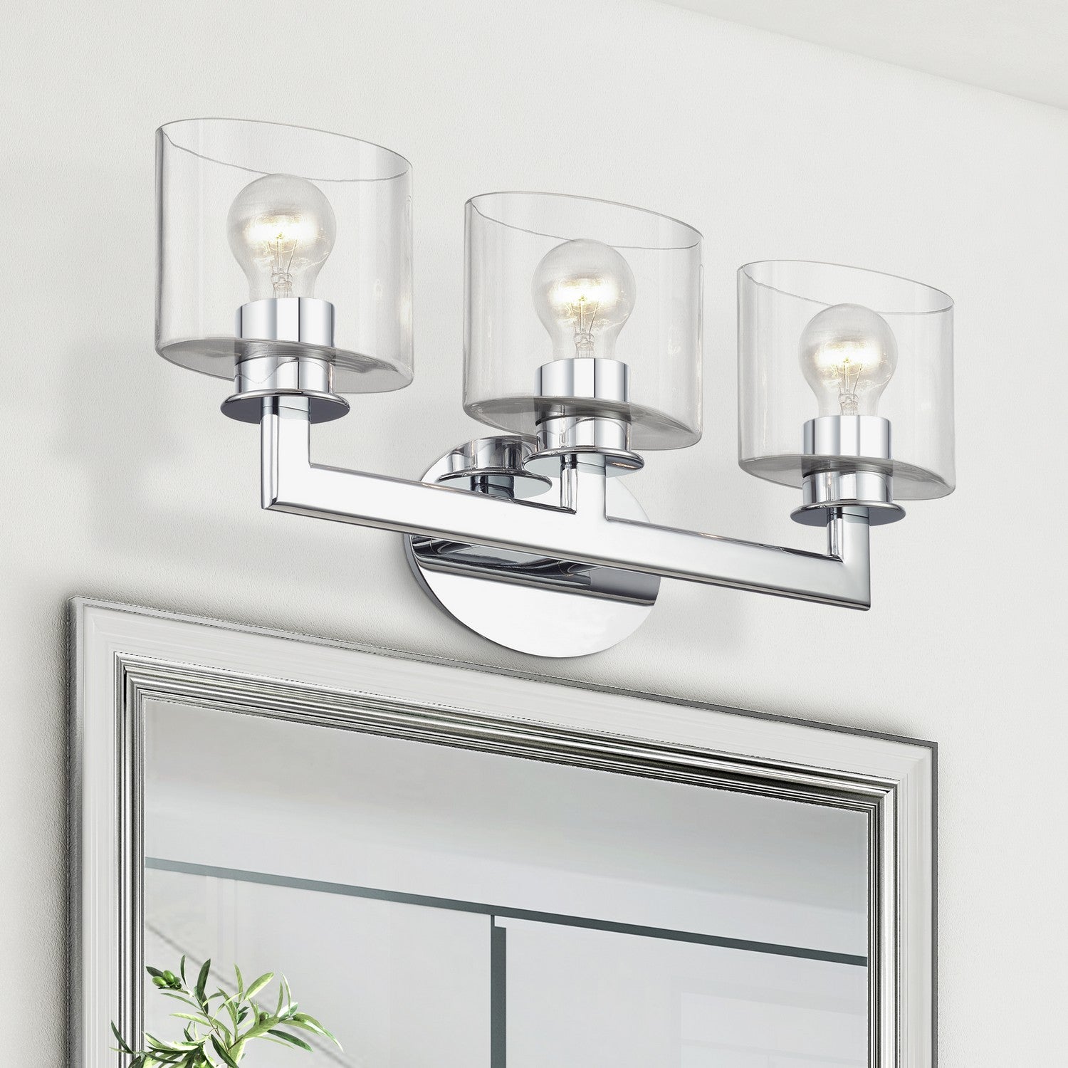 Livex Lighting - 17913-05 - Three Light Vanity Sconce - Bernardino - Polished Chrome