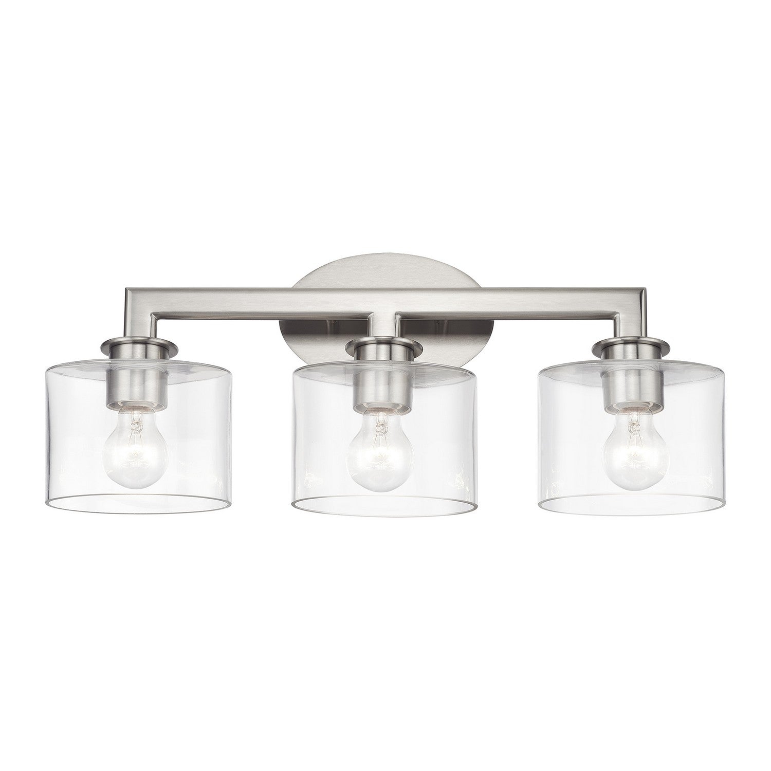 Livex Lighting - 17913-91 - Three Light Vanity Sconce - Bernardino - Brushed Nickel