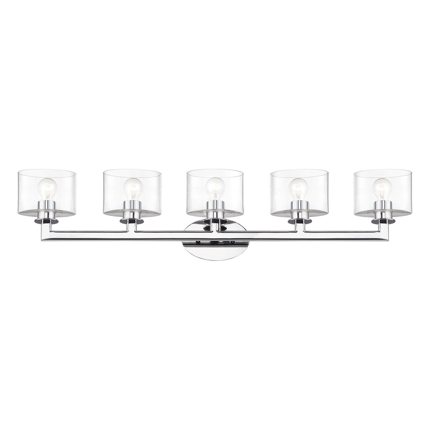 Livex Lighting - 17915-05 - Five Light Vanity Sconce - Bernardino - Polished Chrome