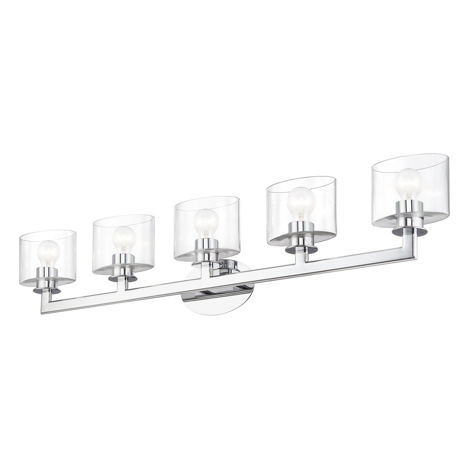 Livex Lighting - 17915-05 - Five Light Vanity Sconce - Bernardino - Polished Chrome