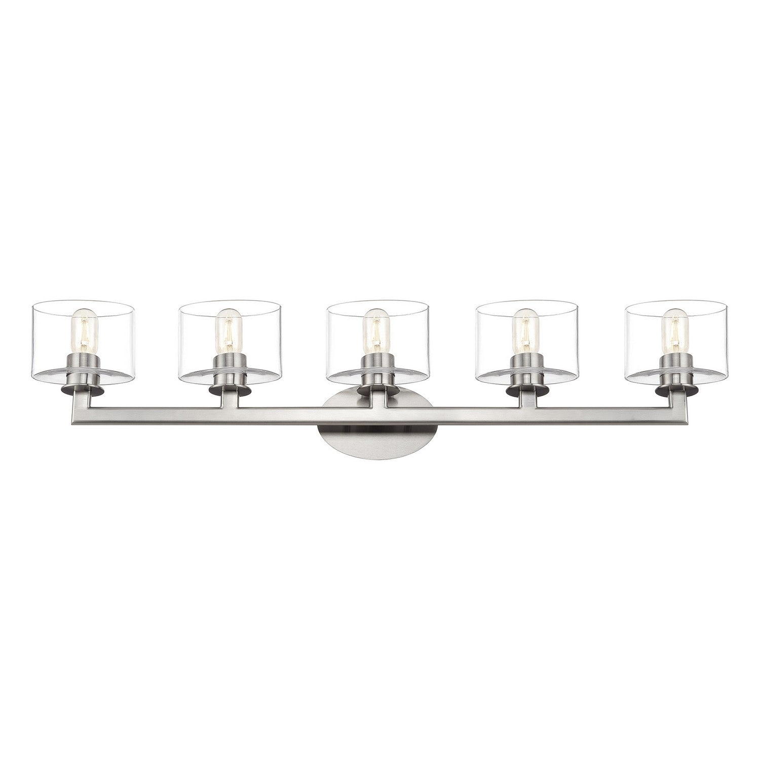 Livex Lighting - 17915-91 - Five Light Vanity Sconce - Bernardino - Brushed Nickel