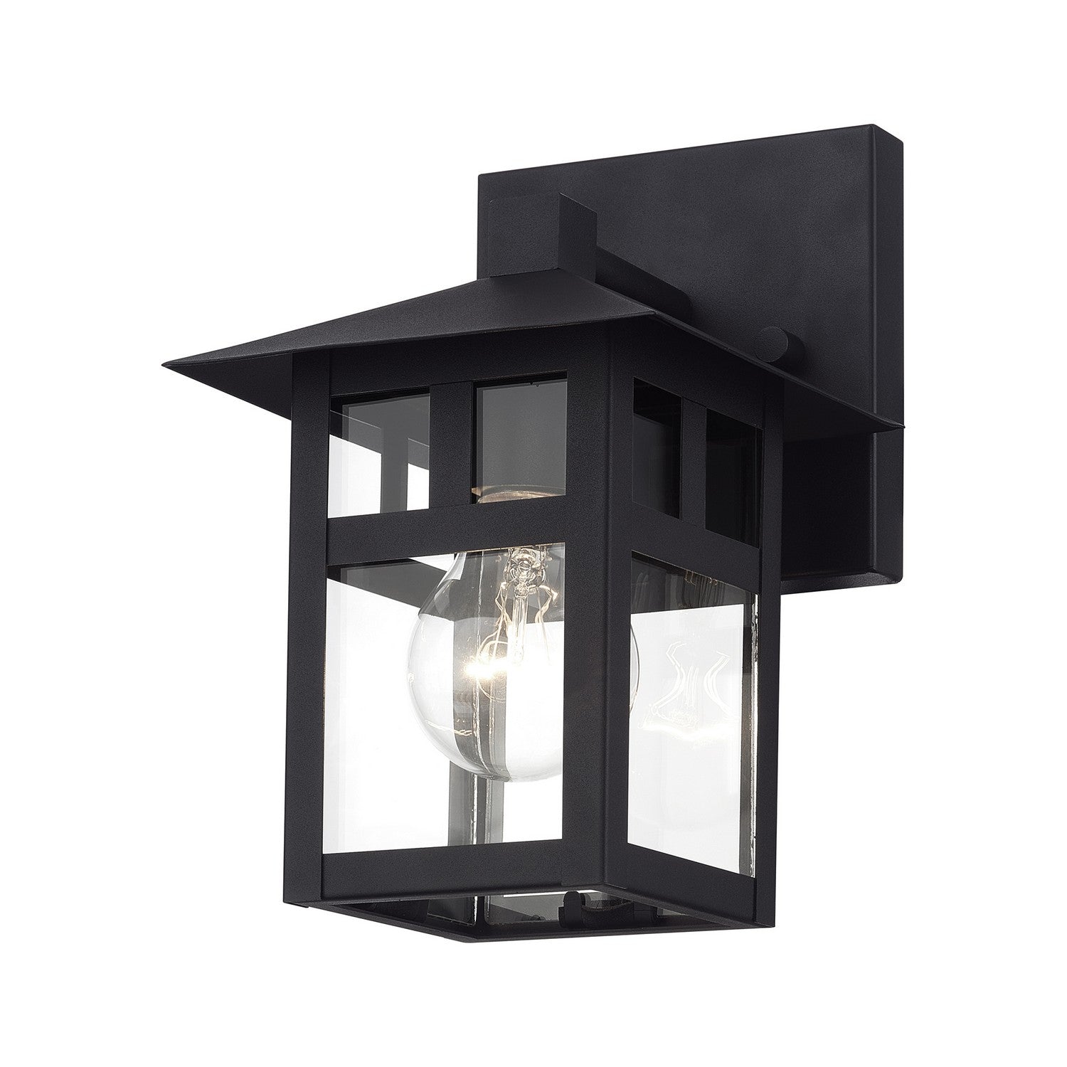 Livex Lighting - 21321-14 - One Light Outdoor Wall Lantern - Crestlake - Textured Black
