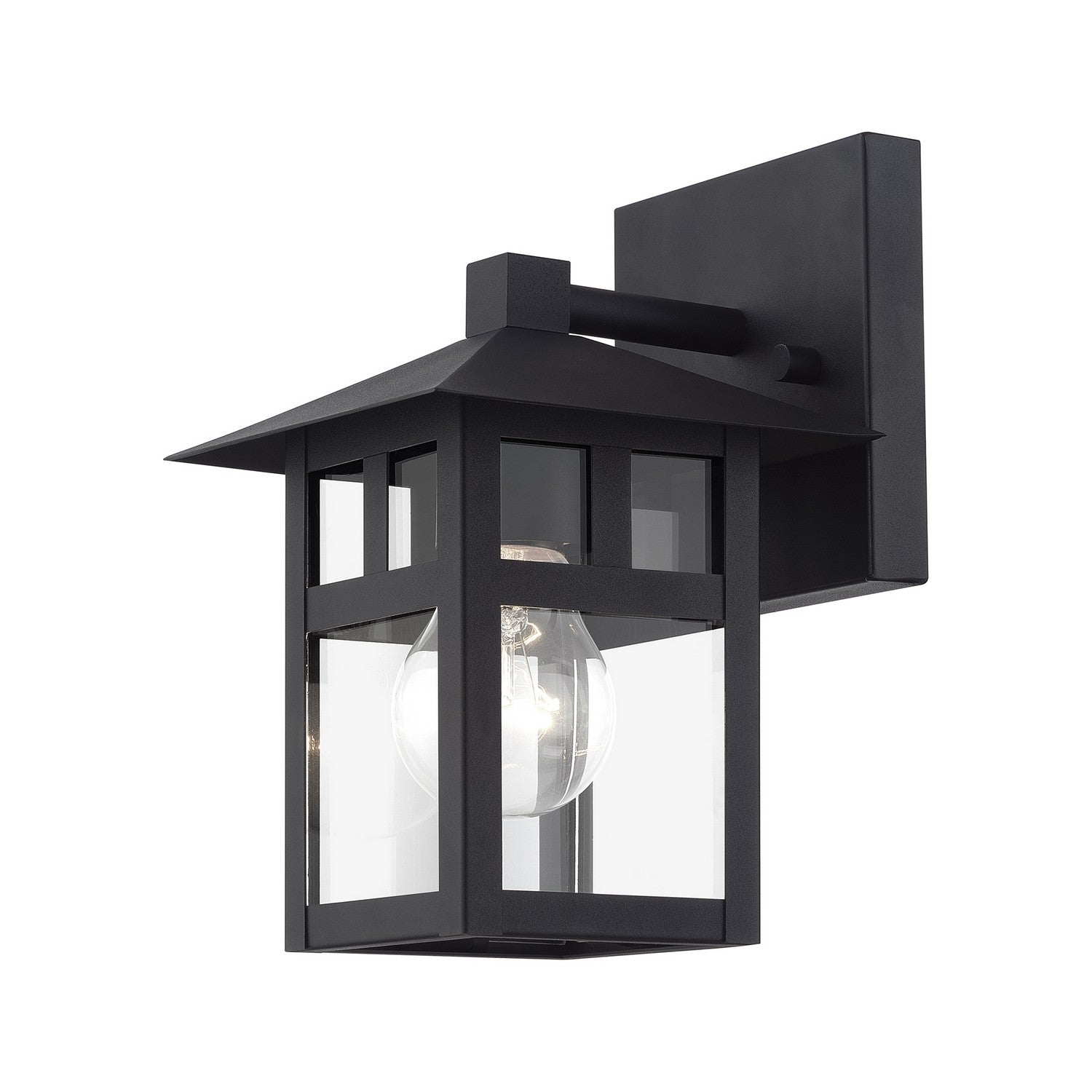 Livex Lighting - 21321-14 - One Light Outdoor Wall Lantern - Crestlake - Textured Black