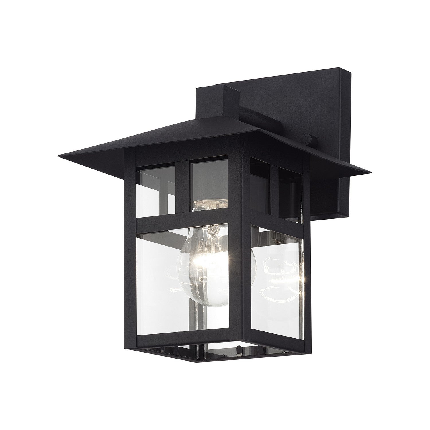 Livex Lighting - 21322-14 - One Light Outdoor Wall Lantern - Crestlake - Textured Black