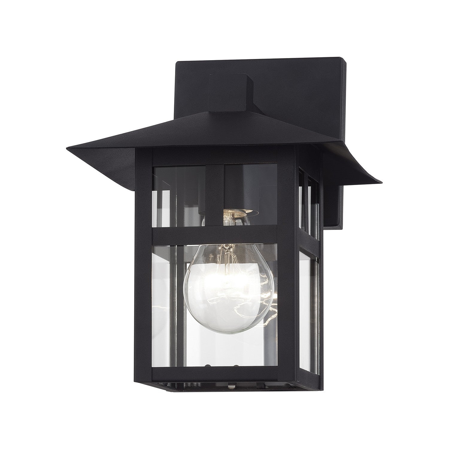 Livex Lighting - 21322-14 - One Light Outdoor Wall Lantern - Crestlake - Textured Black