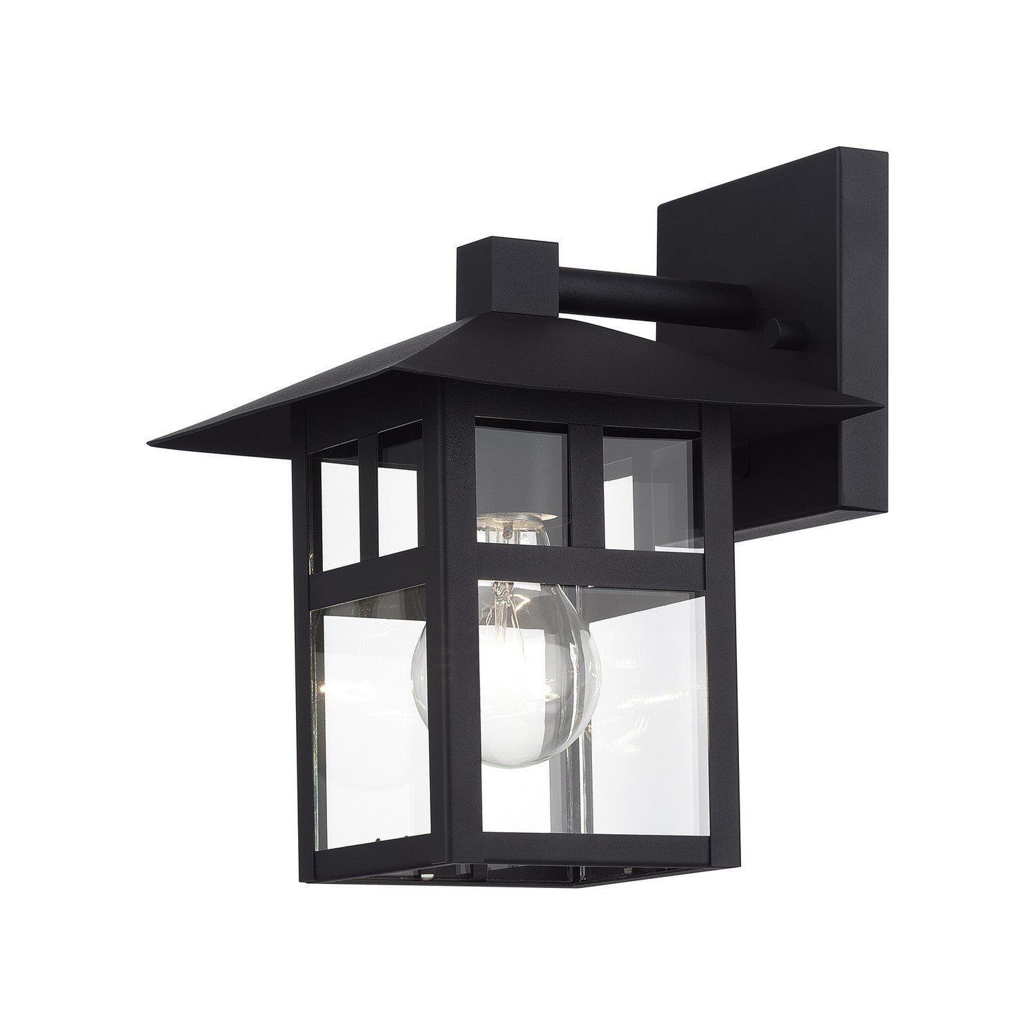 Livex Lighting - 21322-14 - One Light Outdoor Wall Lantern - Crestlake - Textured Black