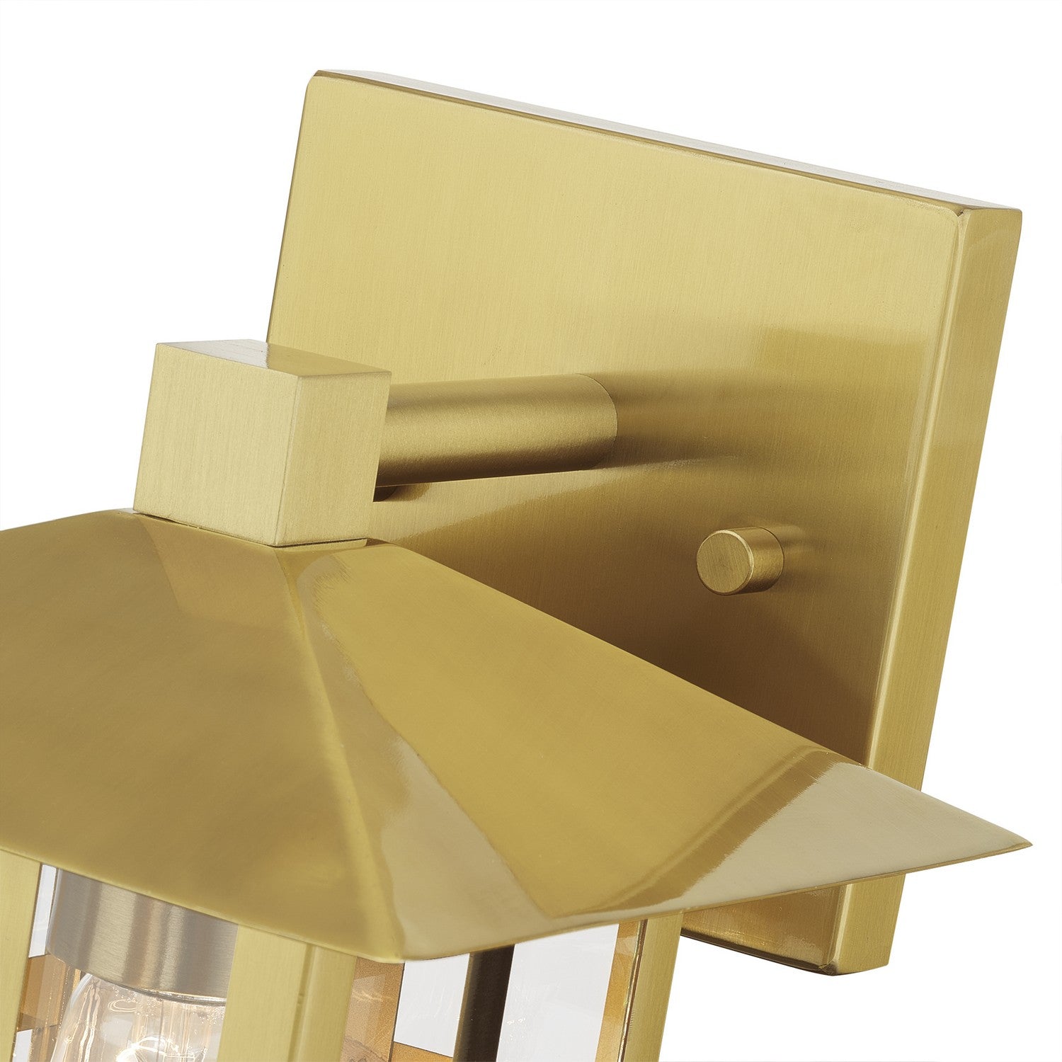 Livex Lighting - 21322-32 - One Light Outdoor Wall Lantern - Crestlake - Satin Gold