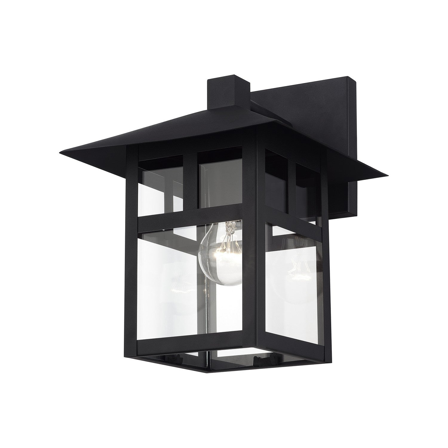 Livex Lighting - 21323-14 - One Light Outdoor Wall Lantern - Crestlake - Textured Black