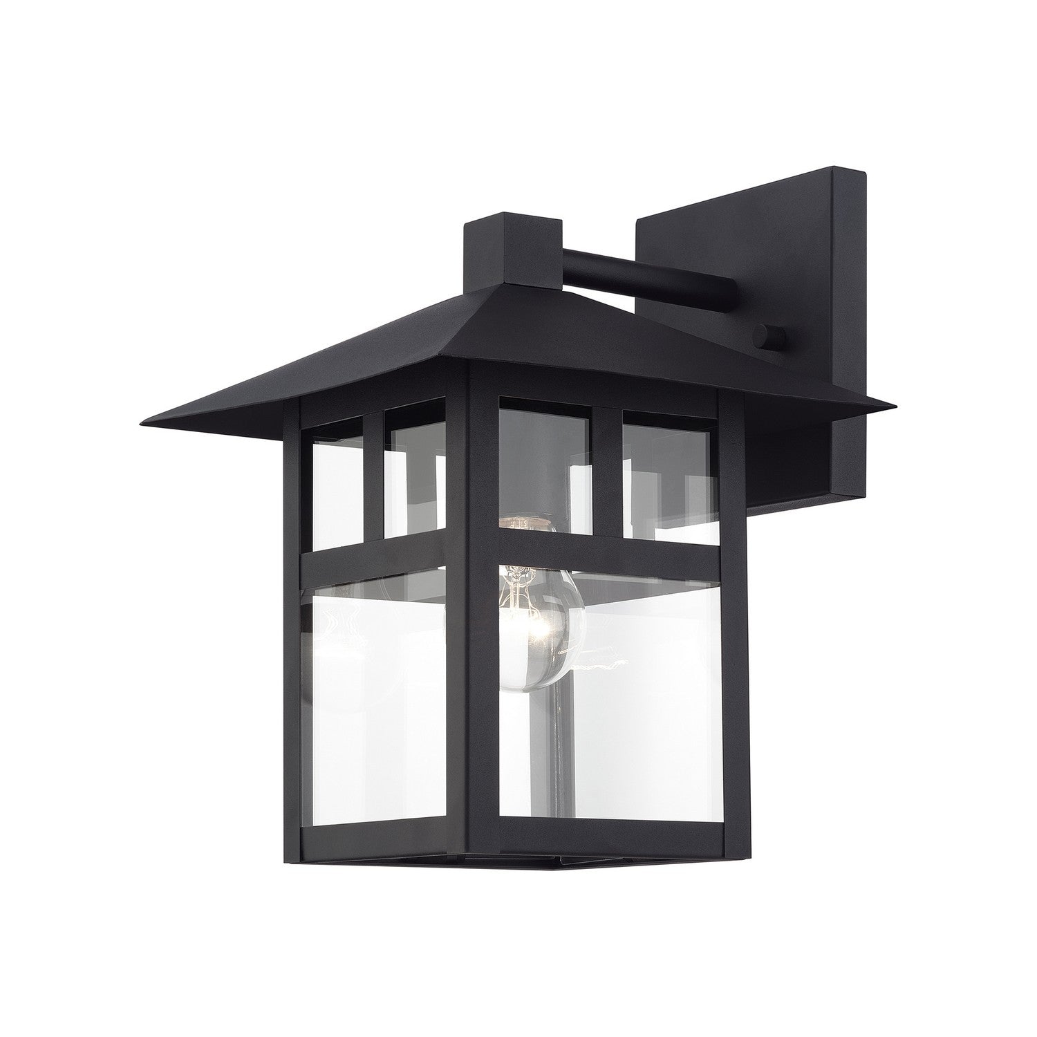 Livex Lighting - 21323-14 - One Light Outdoor Wall Lantern - Crestlake - Textured Black