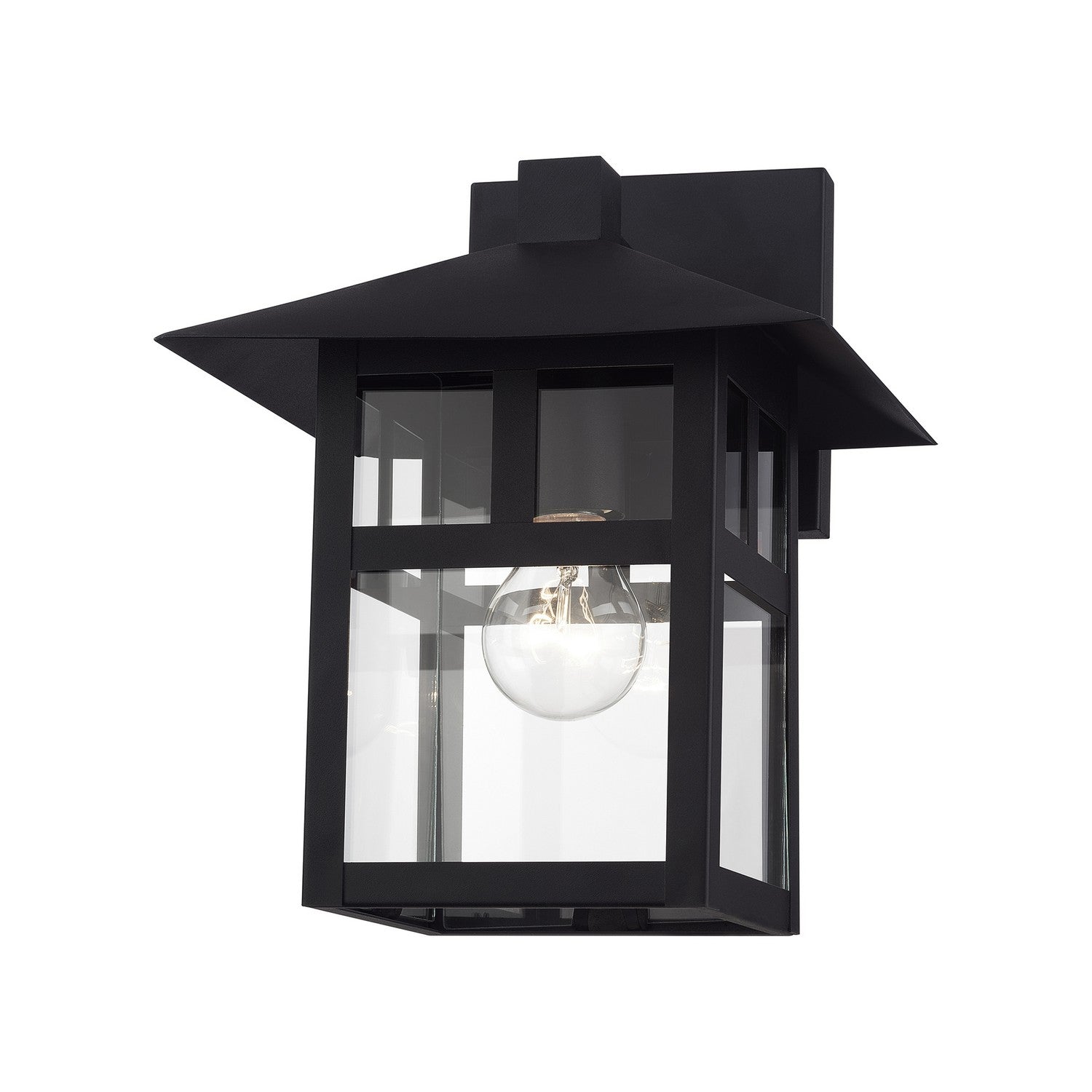Livex Lighting - 21323-14 - One Light Outdoor Wall Lantern - Crestlake - Textured Black