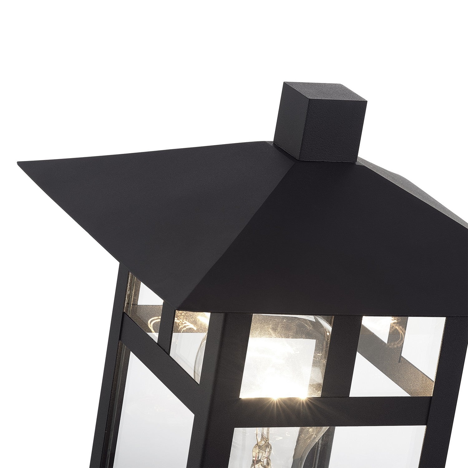 Livex Lighting - 21324-14 - One Light Outdoor Post Top Lantern - Crestlake - Textured Black