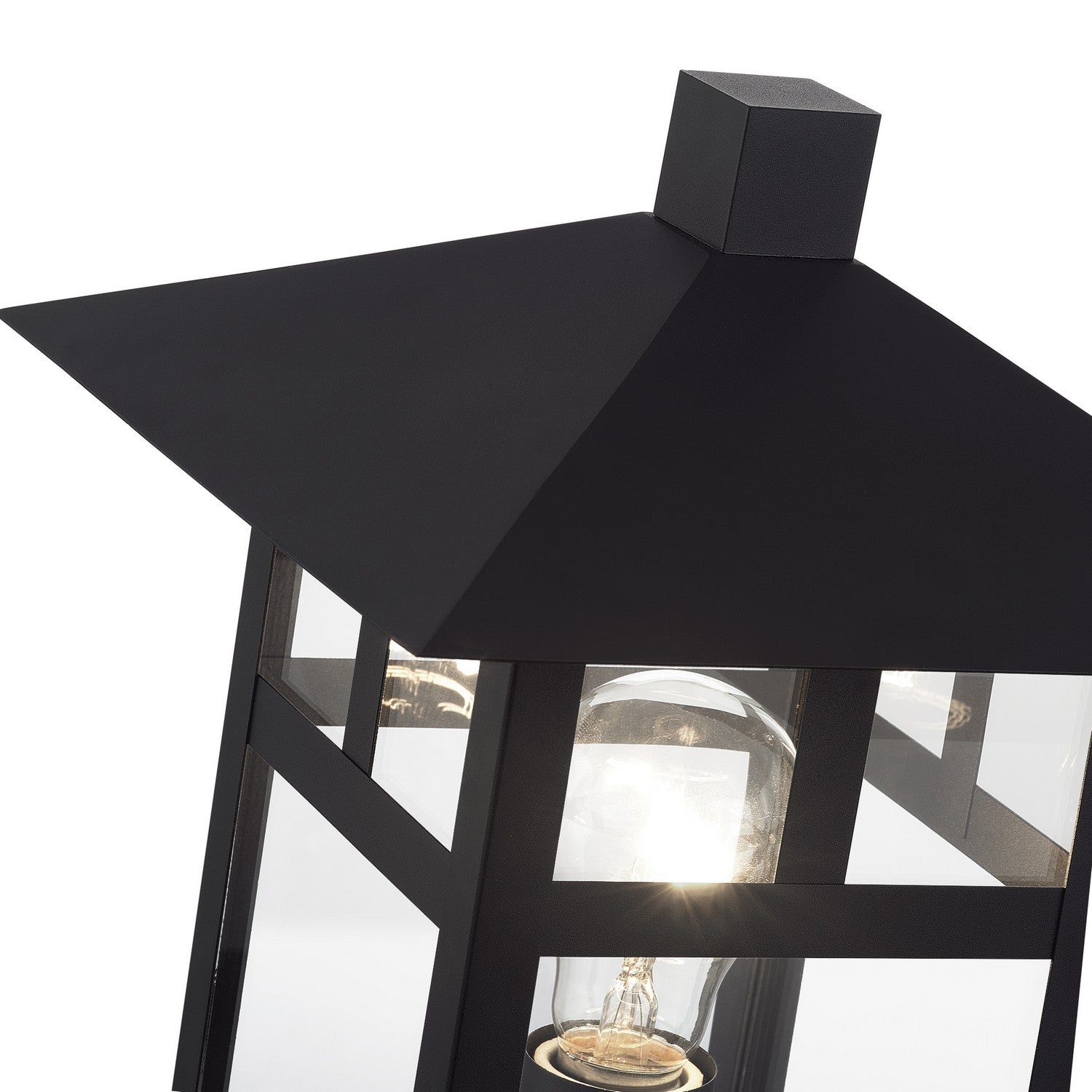 Livex Lighting - 21325-14 - One Light Outdoor Post Top Lantern - Crestlake - Textured Black