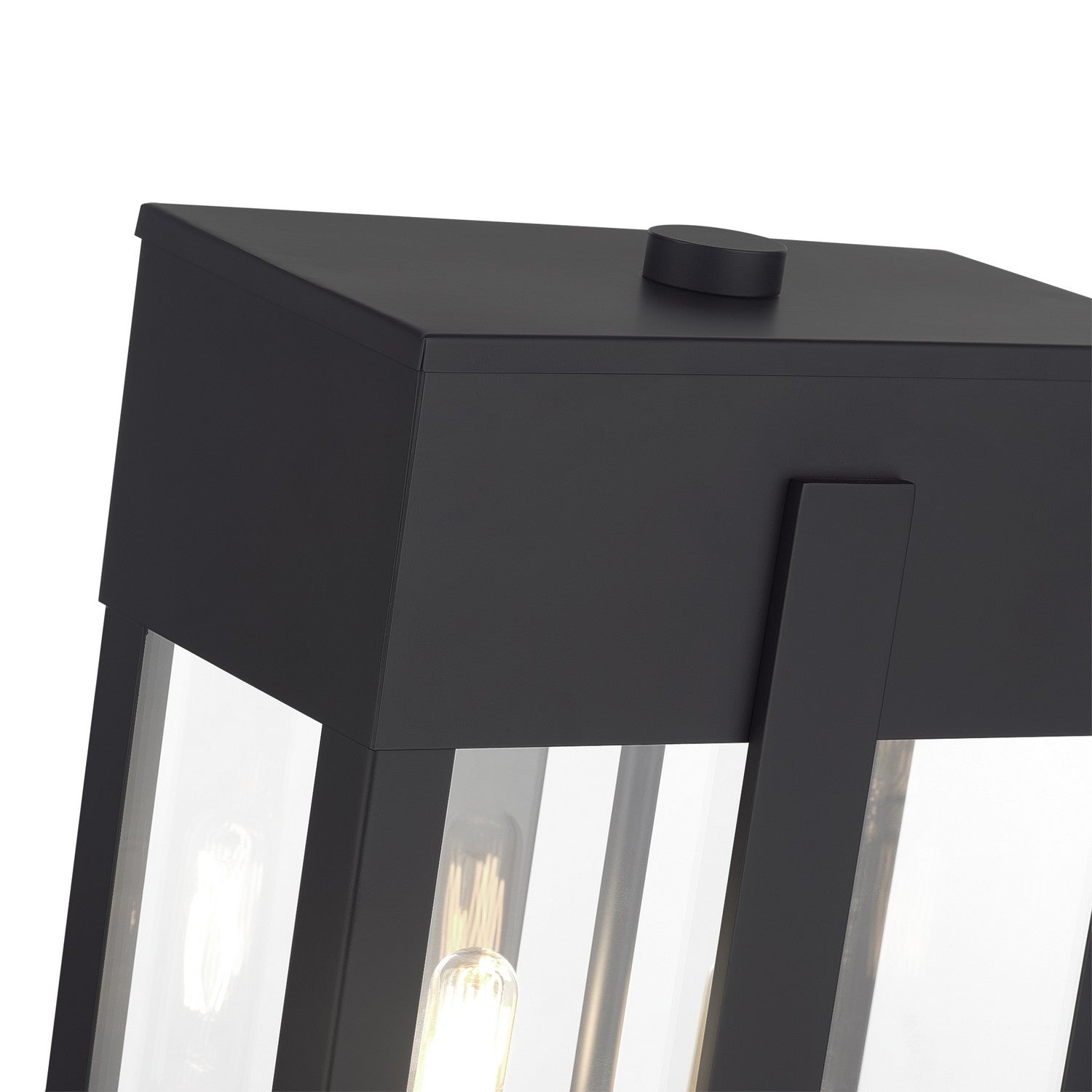 Livex Lighting - 28964-04 - Two Light Outdoor Post Top Lantern - Berksford - Black with Brushed Nickel