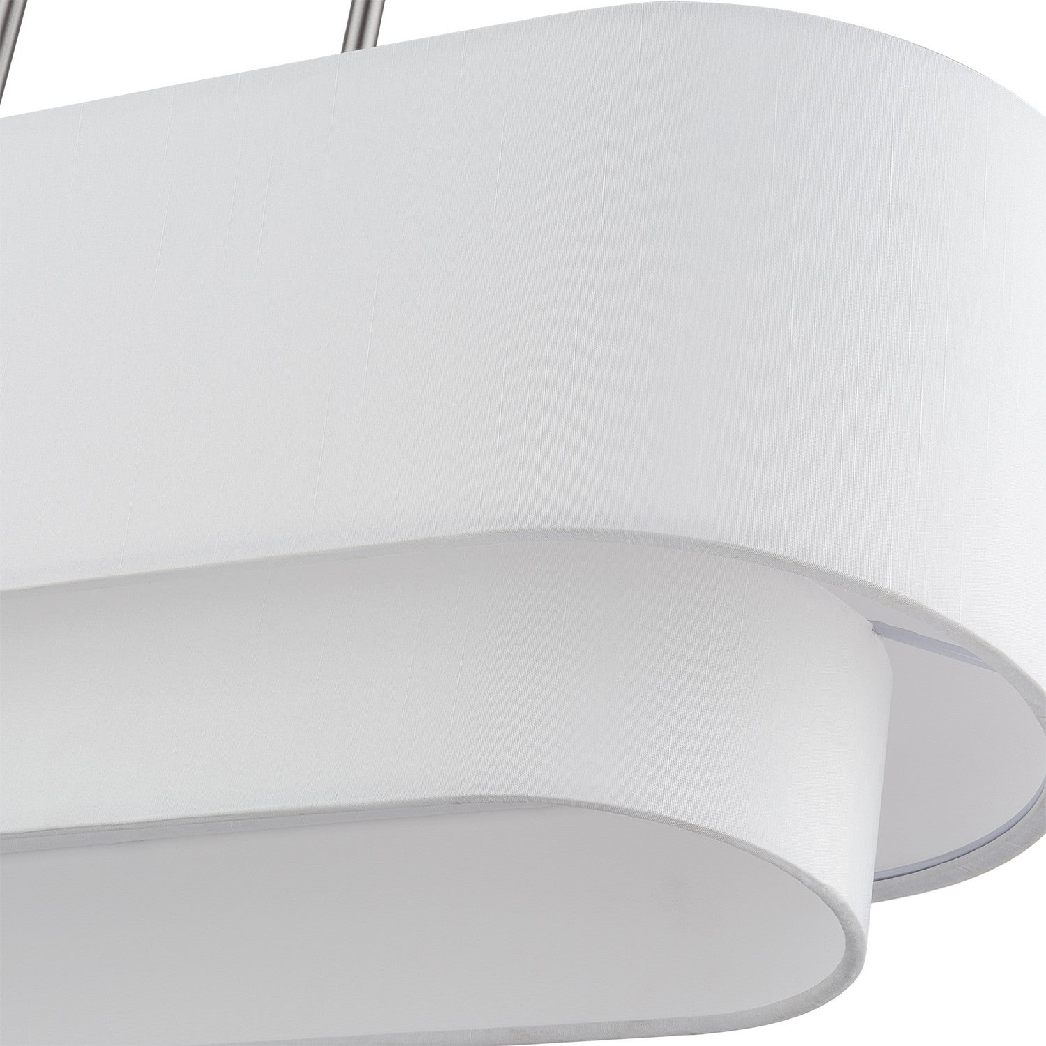 Livex Lighting - 41085-91 - Three Light Linear Chandelier - Manorwood - Brushed Nickel