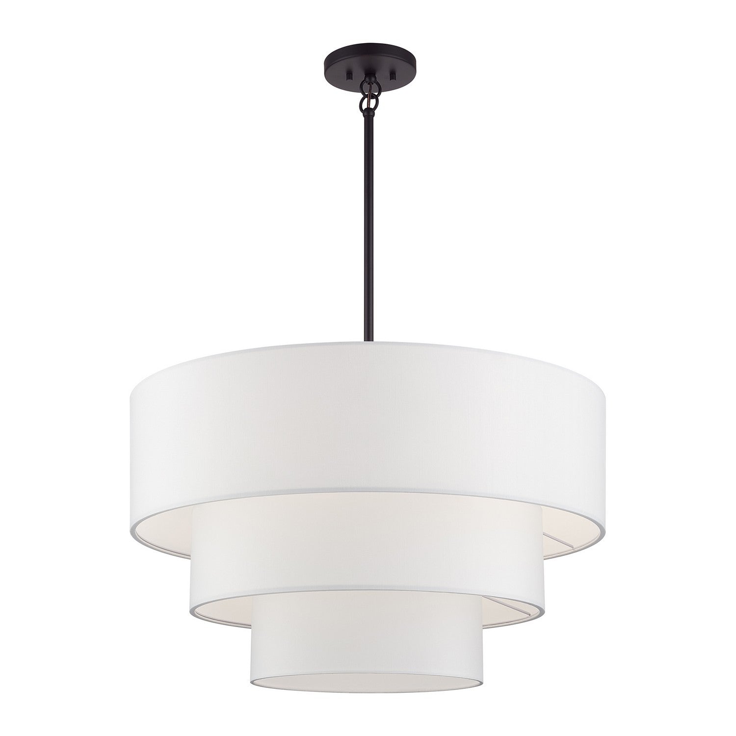 Livex Lighting - 41087-07 - Five Light Pendant Chandelier - Manorwood - Bronze