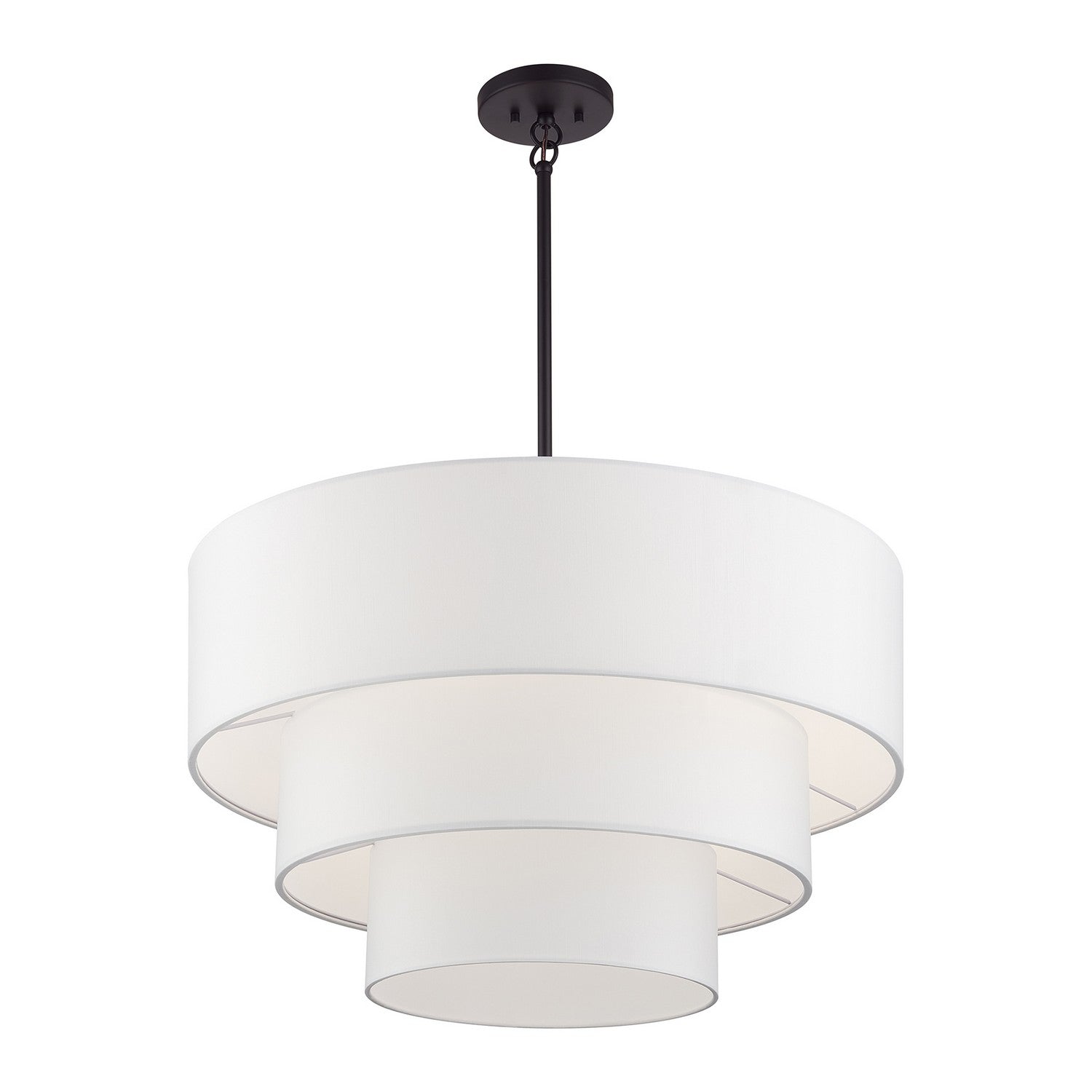 Livex Lighting - 41087-07 - Five Light Pendant Chandelier - Manorwood - Bronze
