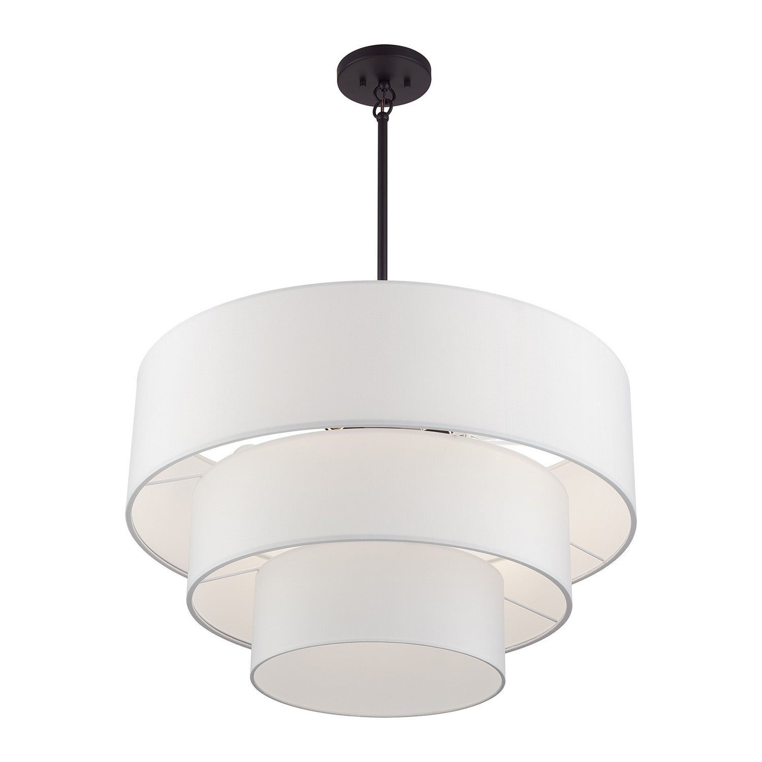 Livex Lighting - 41087-07 - Five Light Pendant Chandelier - Manorwood - Bronze