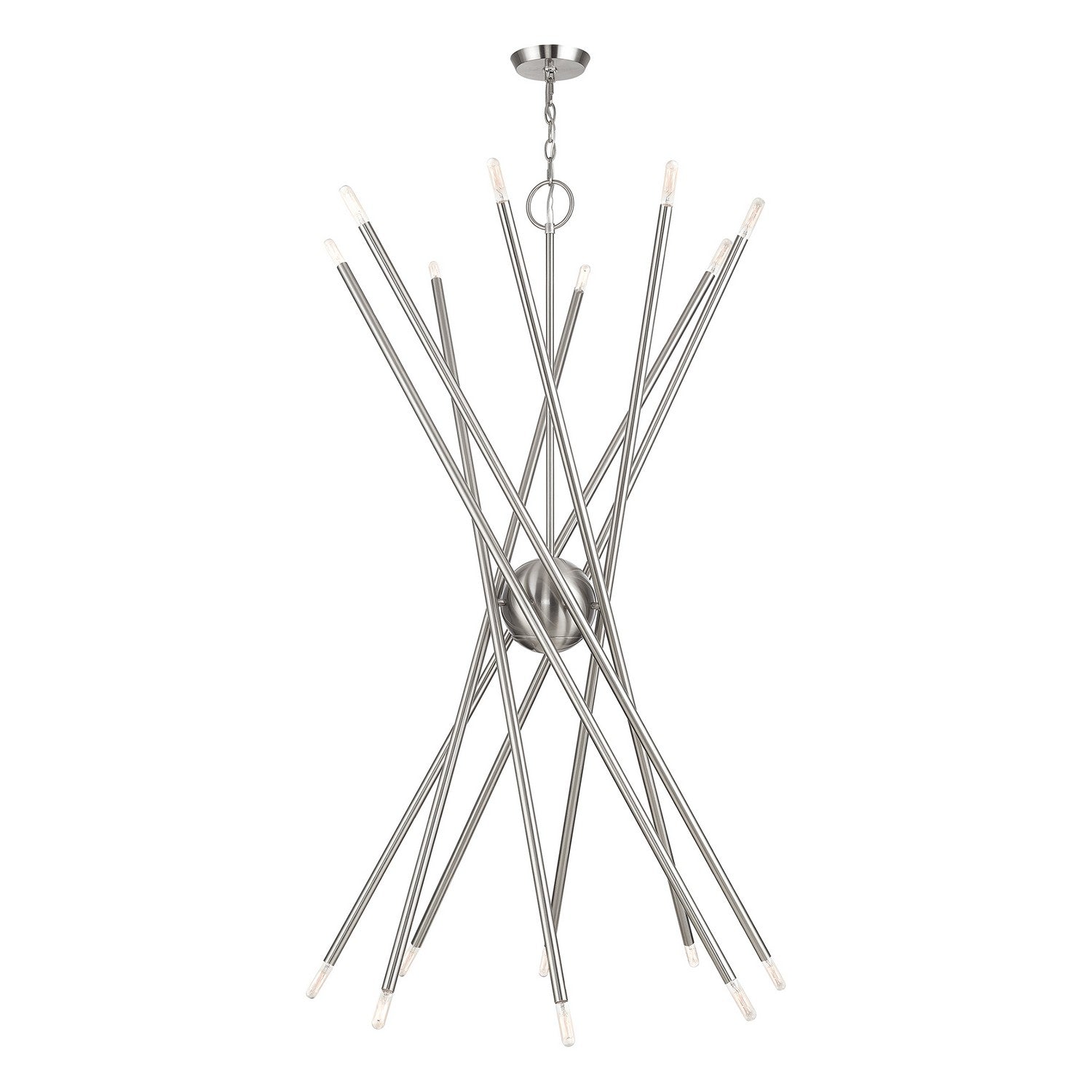 Livex Lighting - 46758-91 - 16 Light Foyer Chandelier - Soho - Brushed Nickel