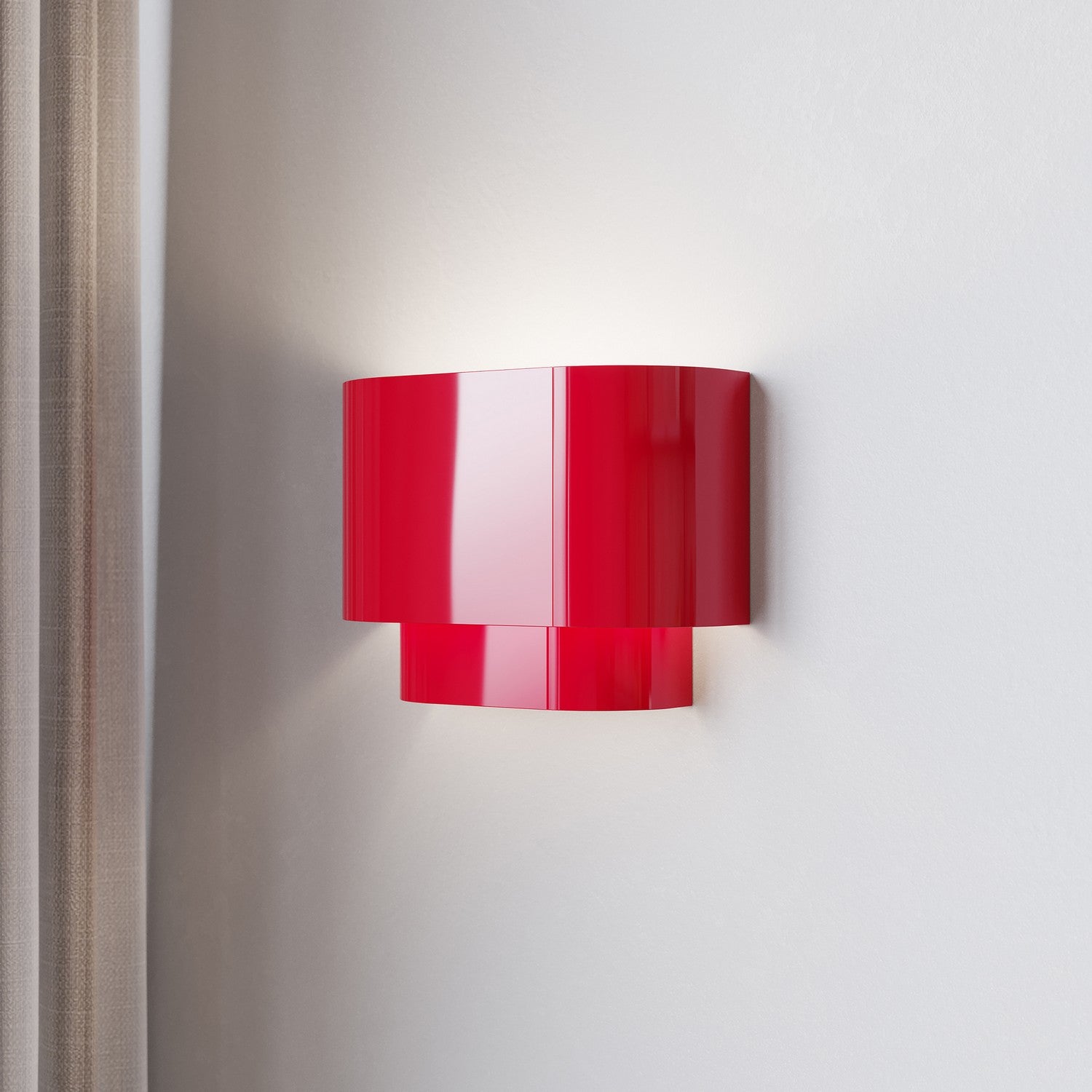 Livex Lighting - 50299-72 - One Light Wall Sconce - Springview - Shiny Red