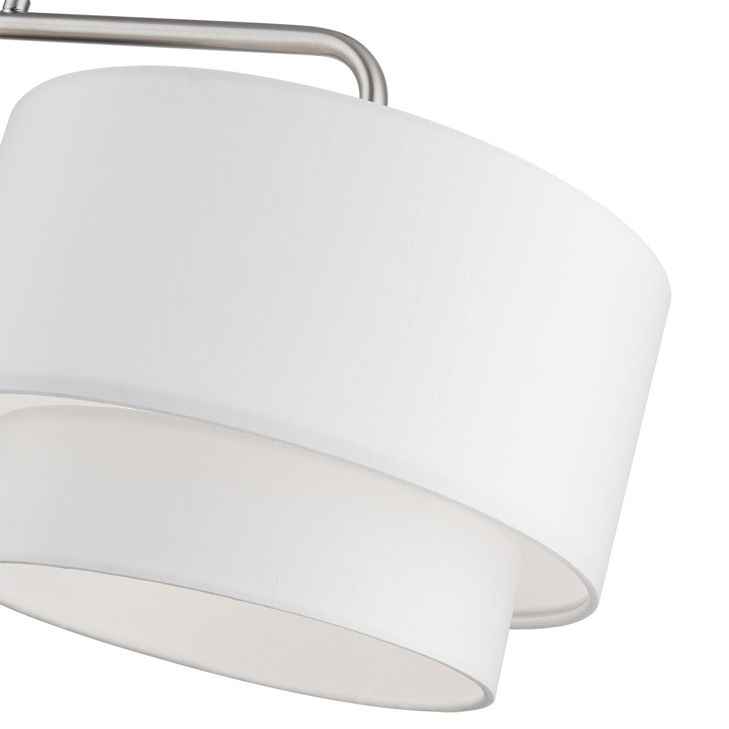 Livex Lighting - 50302-91 - Two Light Linear Chandelier - Manorwood - Brushed Nickel