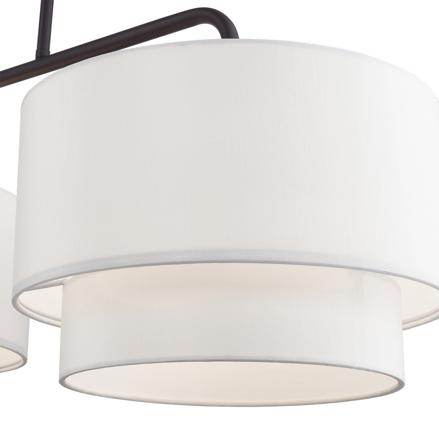 Livex Lighting - 50303-07 - Three Light Linear Chandelier - Manorwood - Bronze