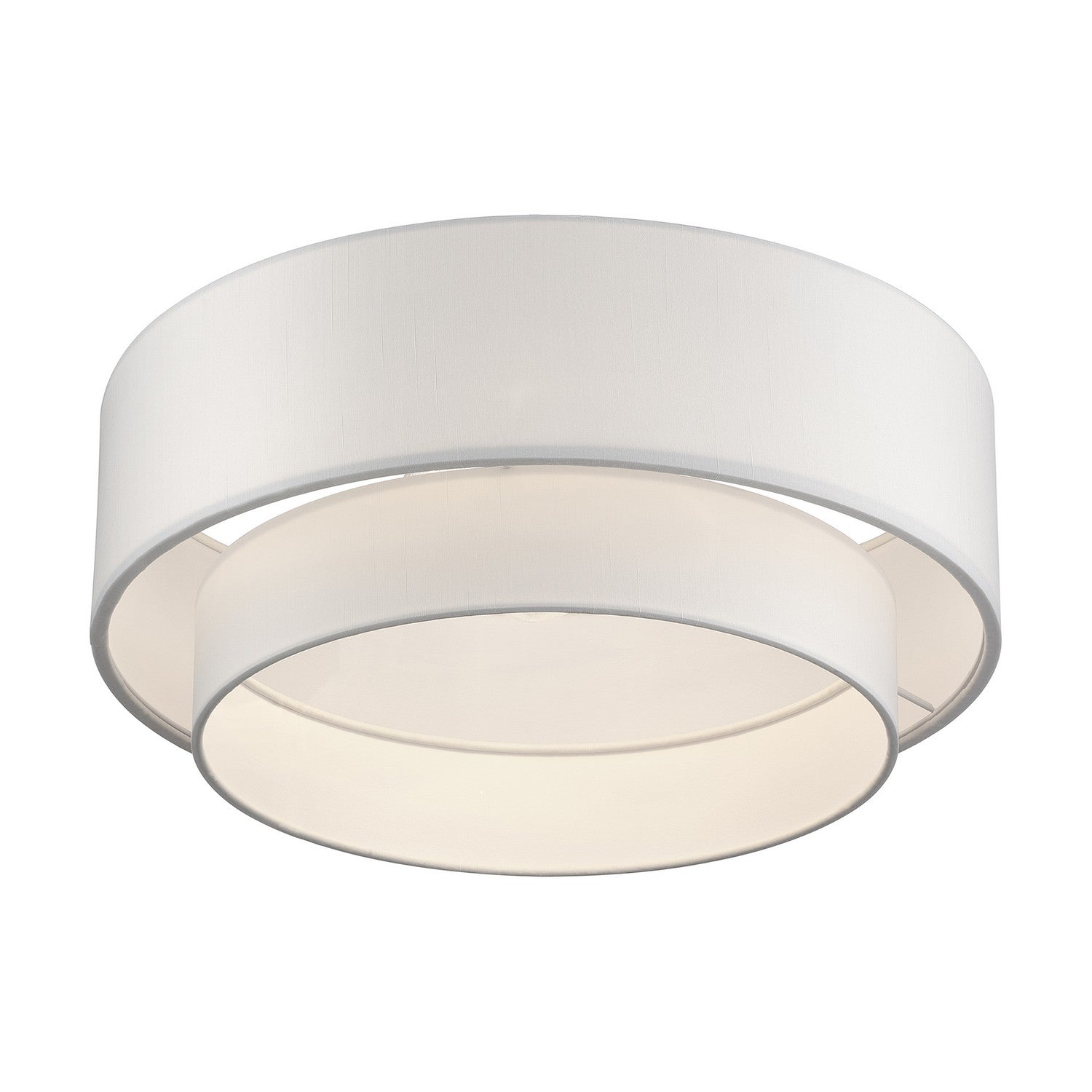Livex Lighting - 50306-91 - Three Light Semi-Flush Mount - Manorwood - Brushed Nickel