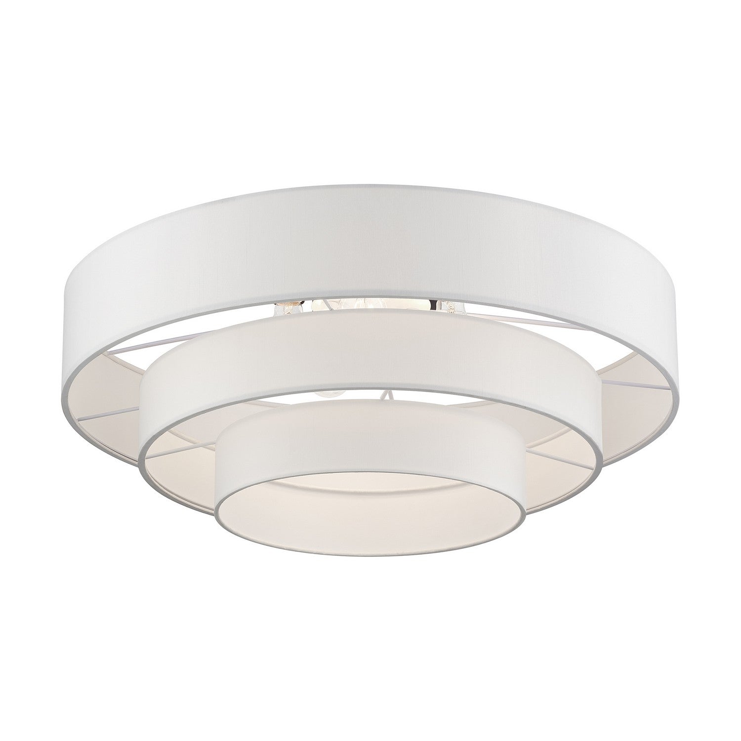 Livex Lighting - 50309-07 - Five Light Semi-Flush Mount - Manorwood - Bronze
