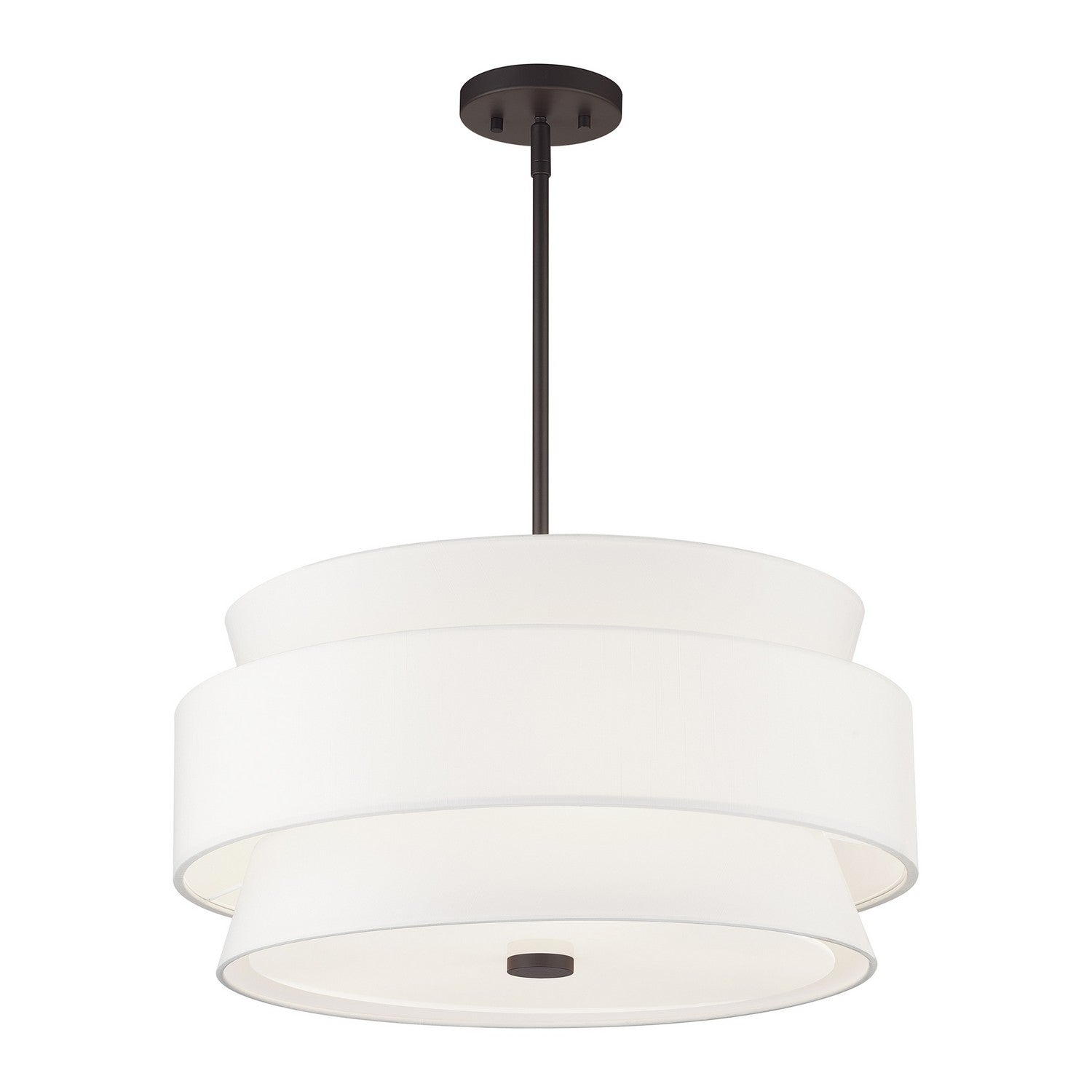 Livex Lighting - 60025-07 - Five Light Pendant Chandelier - Fontana - Bronze