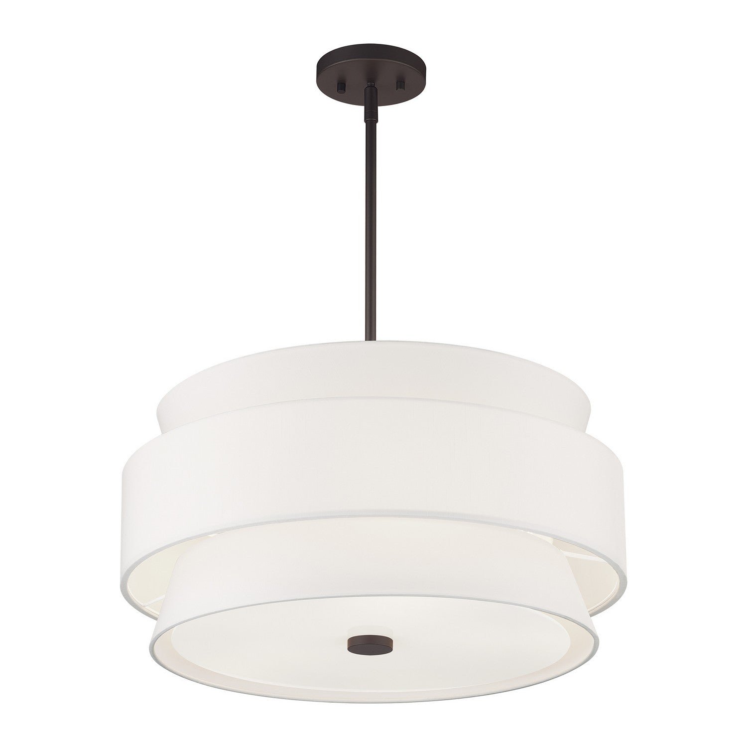 Livex Lighting - 60025-07 - Five Light Pendant Chandelier - Fontana - Bronze