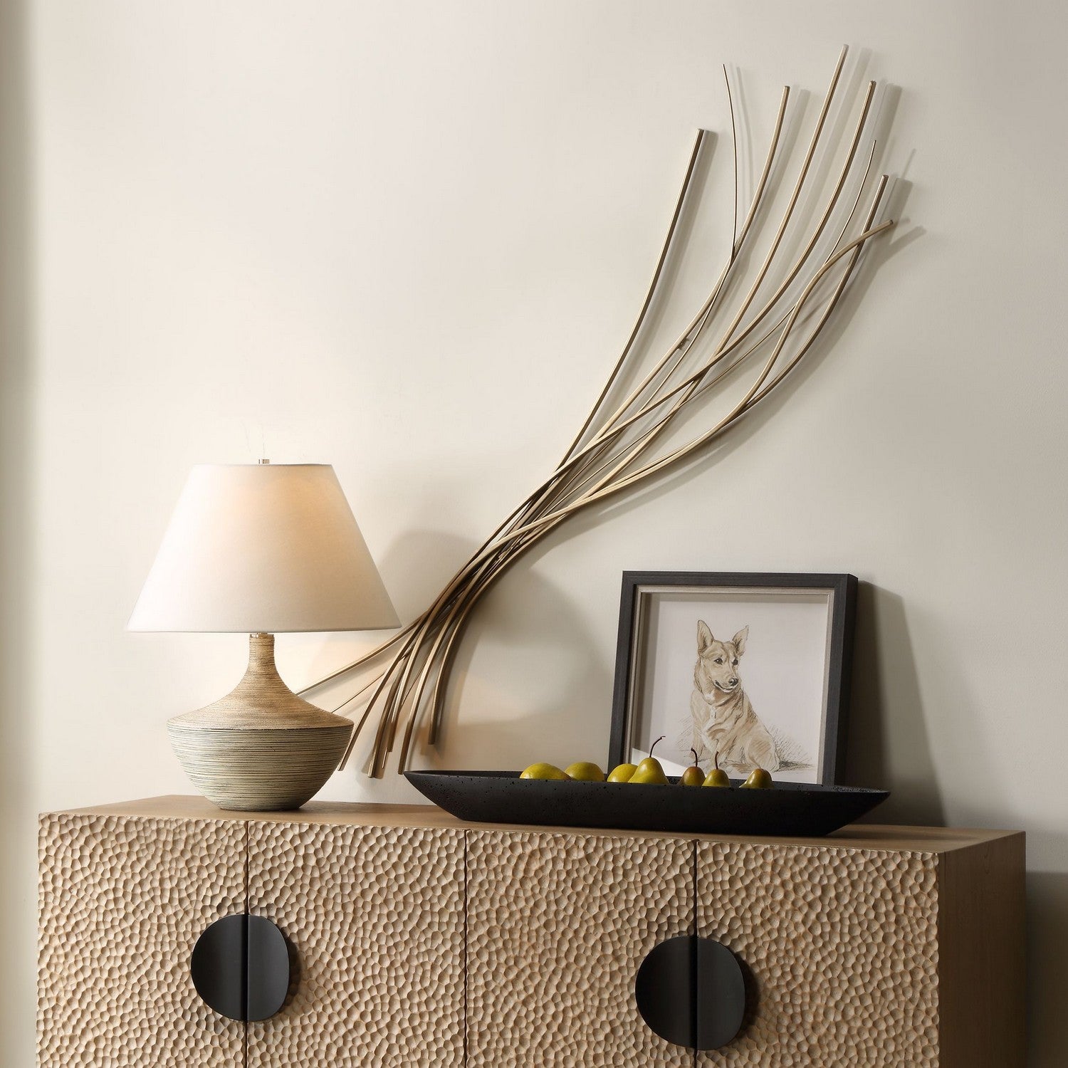 Uttermost - 04372 - Wall Decor - Frequencies - Clean Silver Leaf