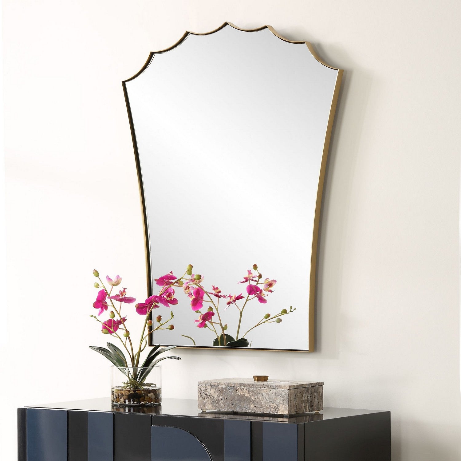 Uttermost - 09972 - Mirror - Monarch - Antique Brass