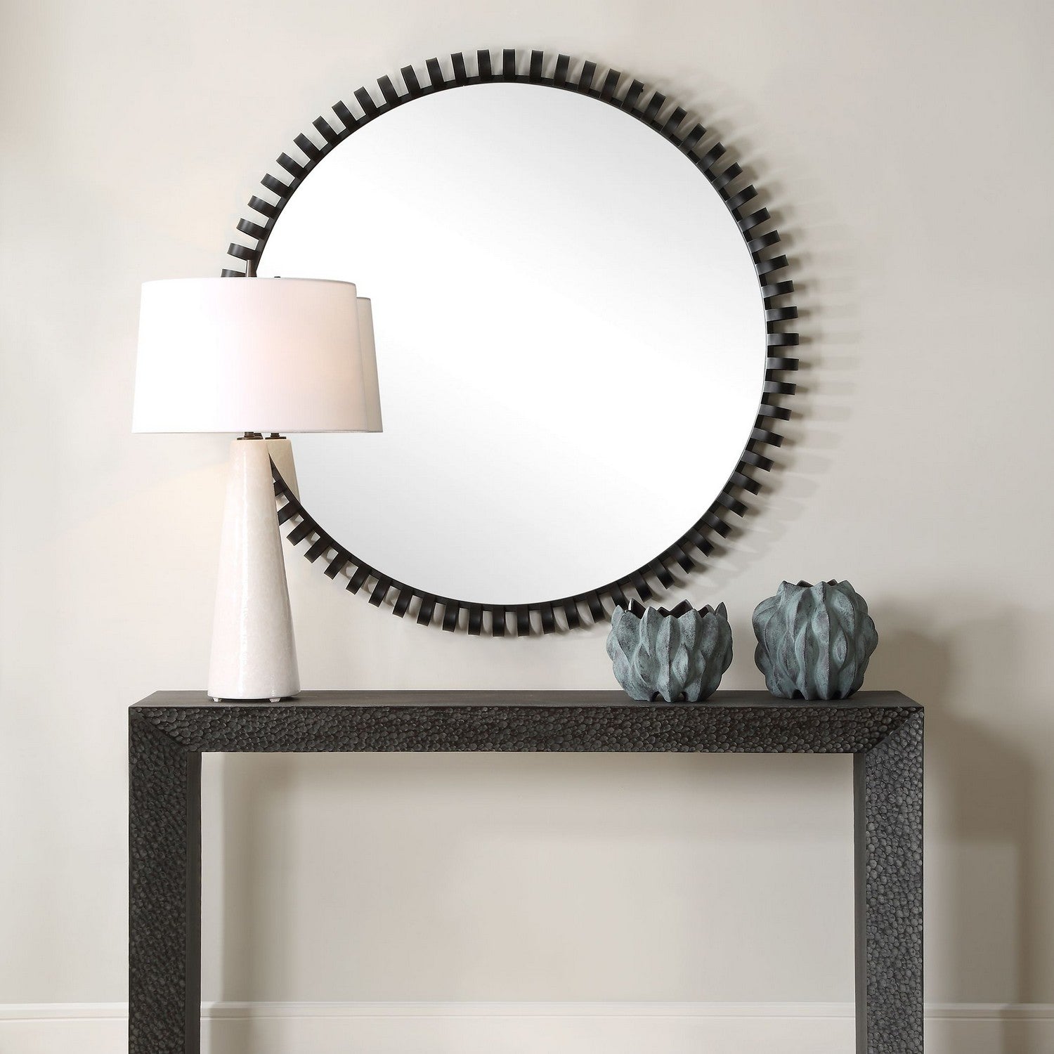 Uttermost - 09975 - Mirror - Corona - Satin Black