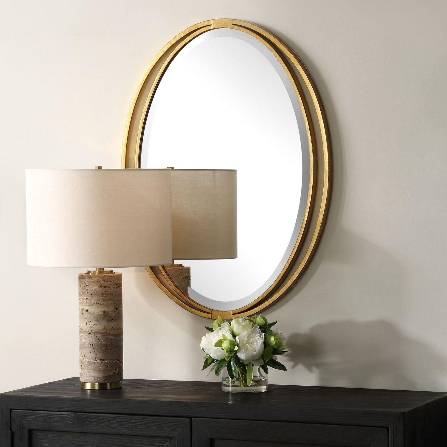 Uttermost - 09992 - Mirror - Rhodes - Antiqued Gold Leaf